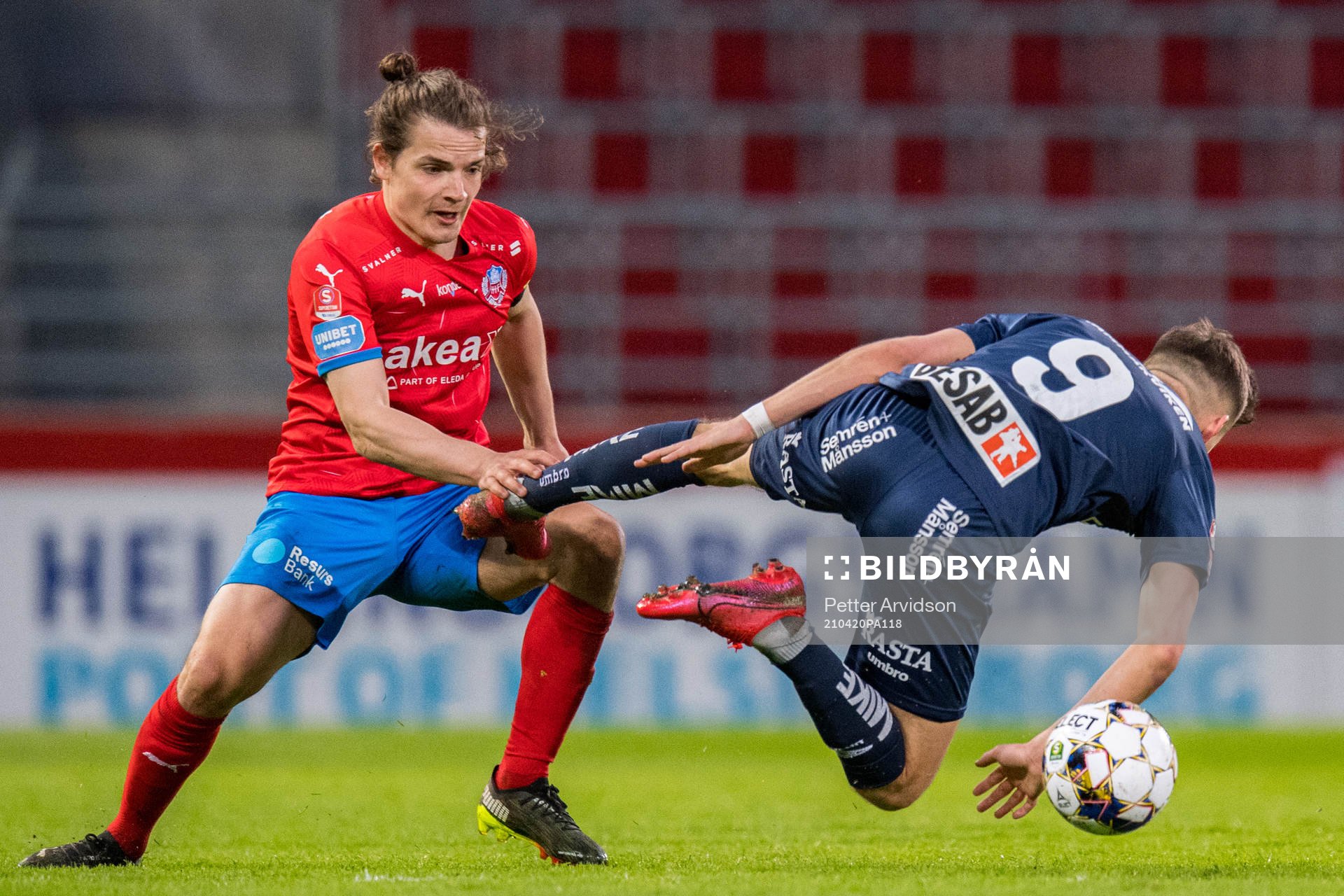Helsingborgs Brandur Hendriksson Olsen och Örgrytes Ajdin