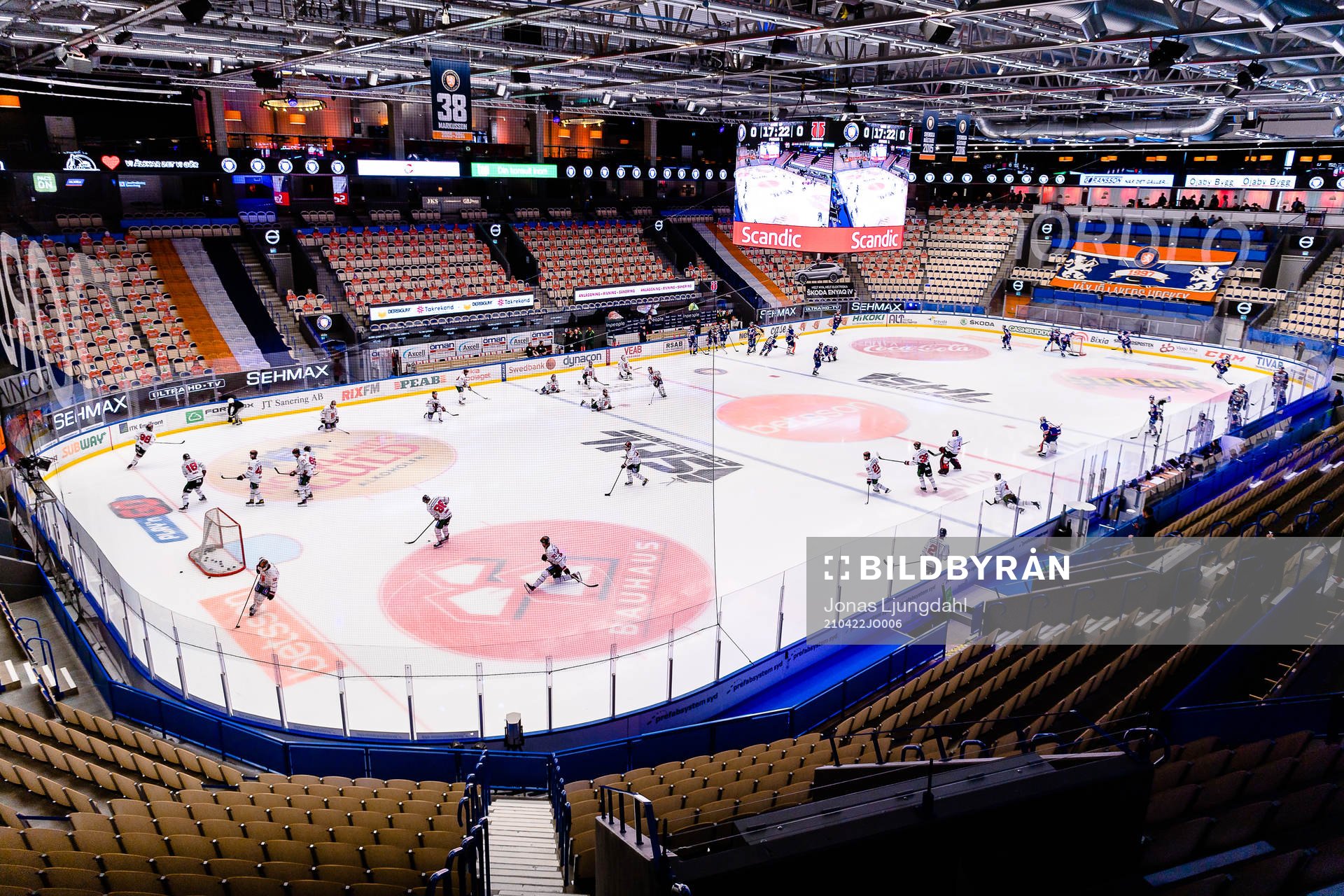 Interiör vy av Vida arena