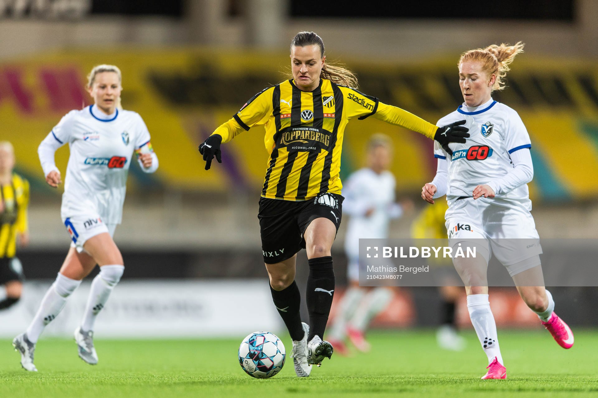 Häckens Milica Mijatovic och Växjös Tilde Johansson