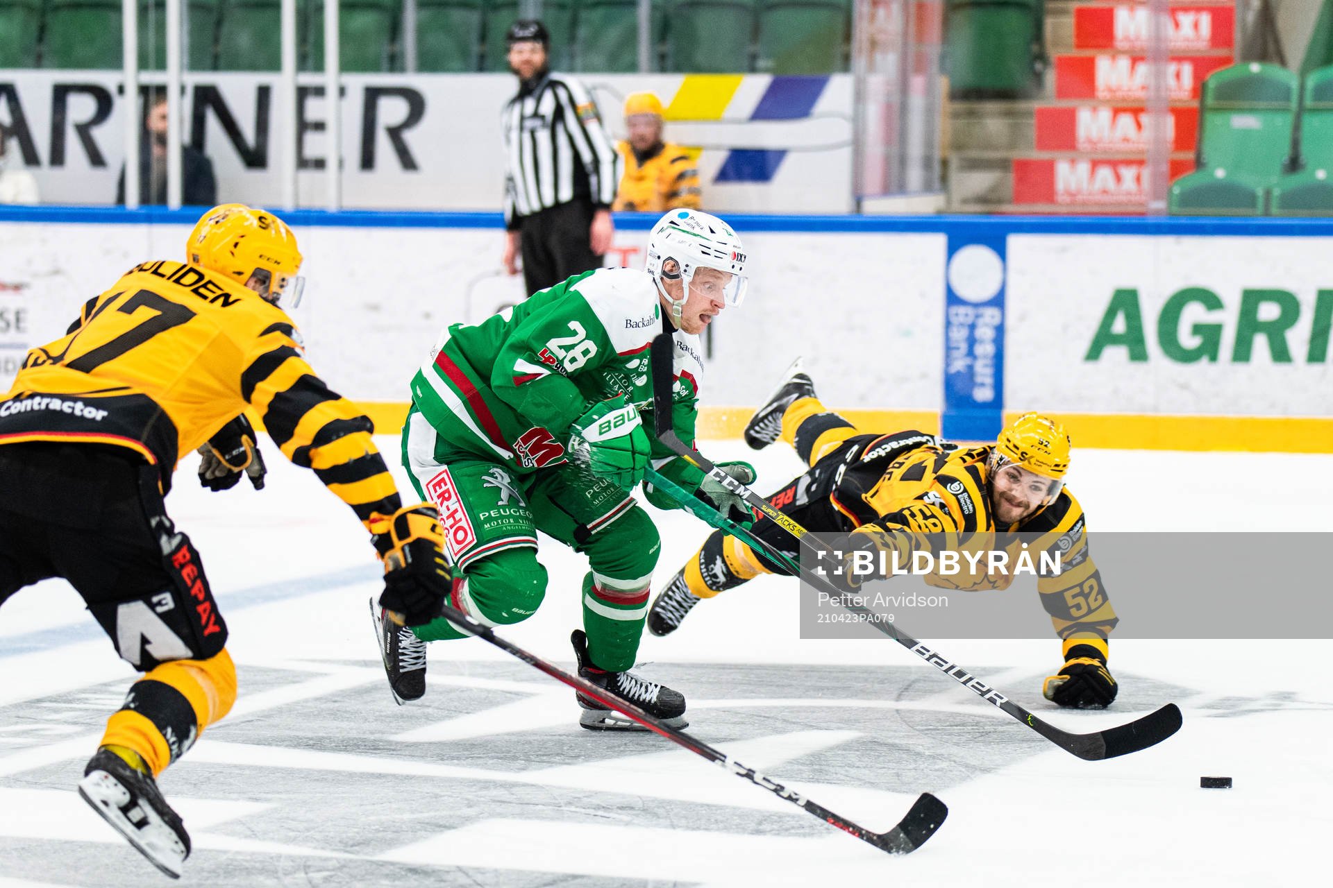 Rögles Anton Bengtsson och Skellefteås Arvid Lundberg