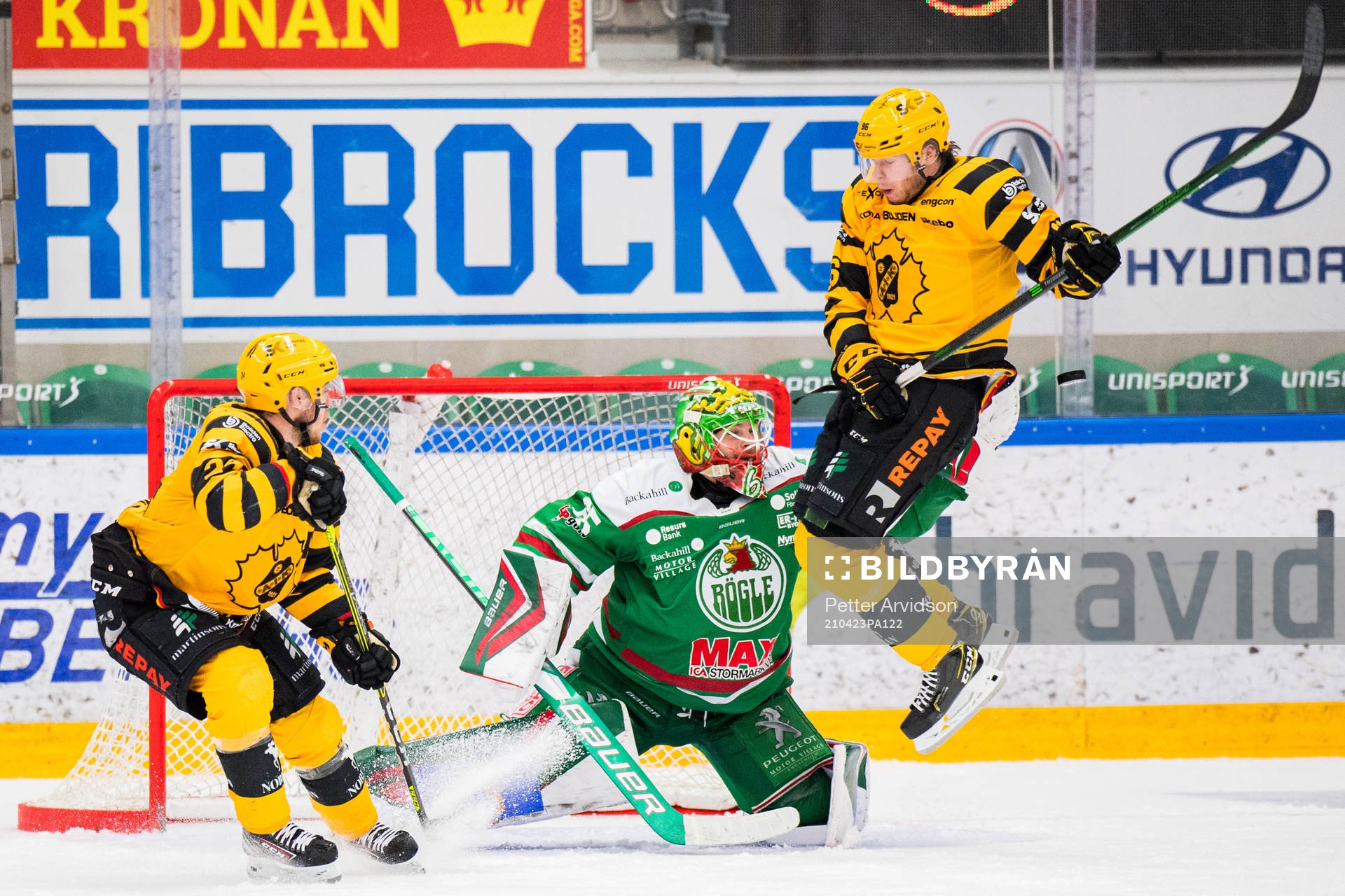 Skellefteås Andreas Wingerli och Rickard Hugg oroar mot