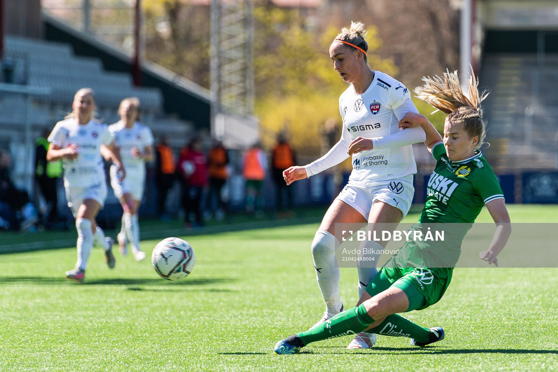 Rosengårds Sanne Troelsgaard och Hammarbys Eva Nyström