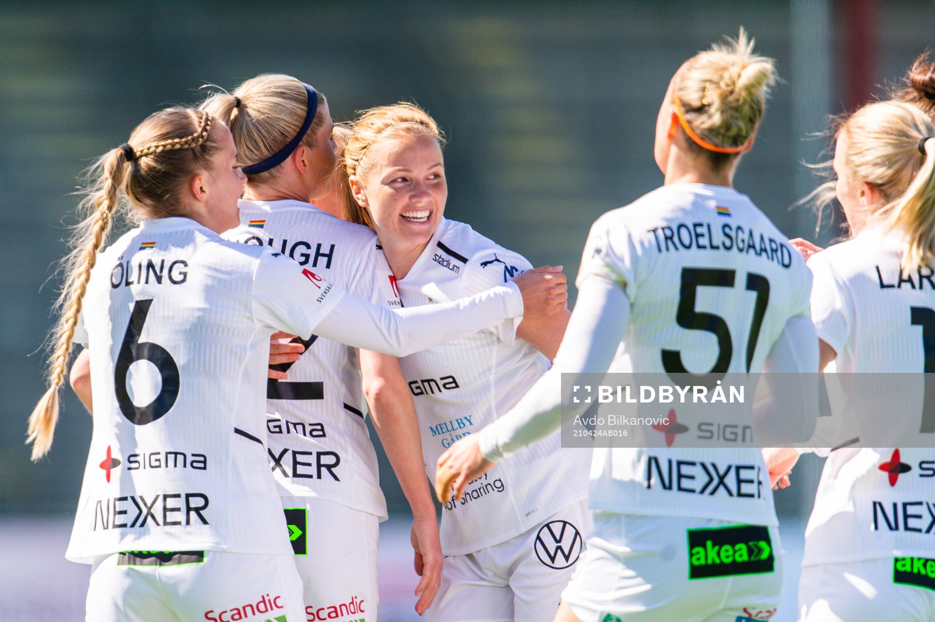 Rosengårds Glodis Perla Viggosdottir jublar