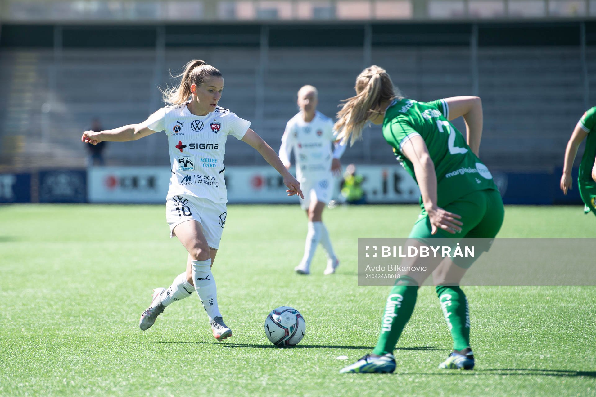 Rosengårds Jelena Cankovic och Hammarbys Eva Nyström