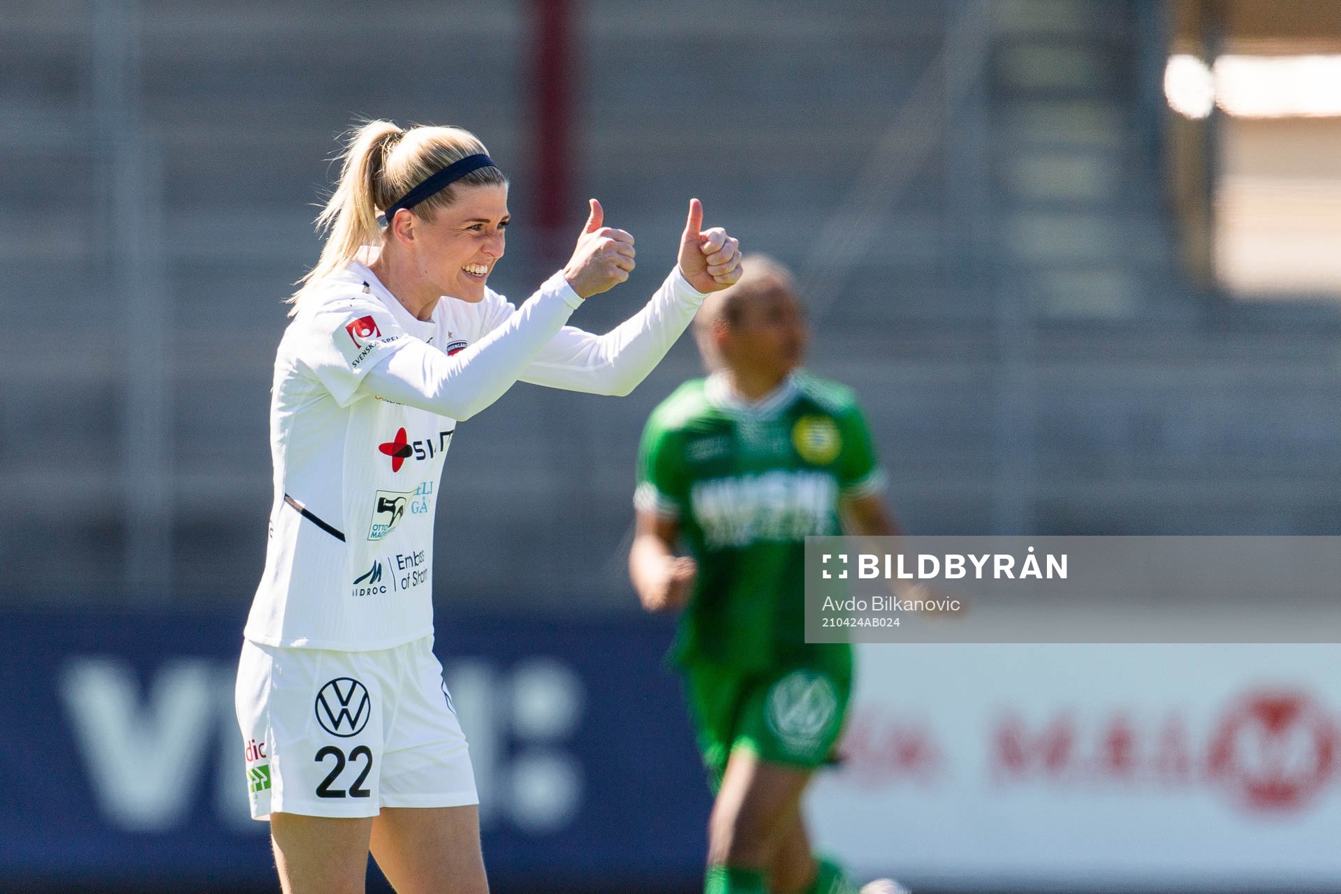 Rosengårds Olivia Schough jublar