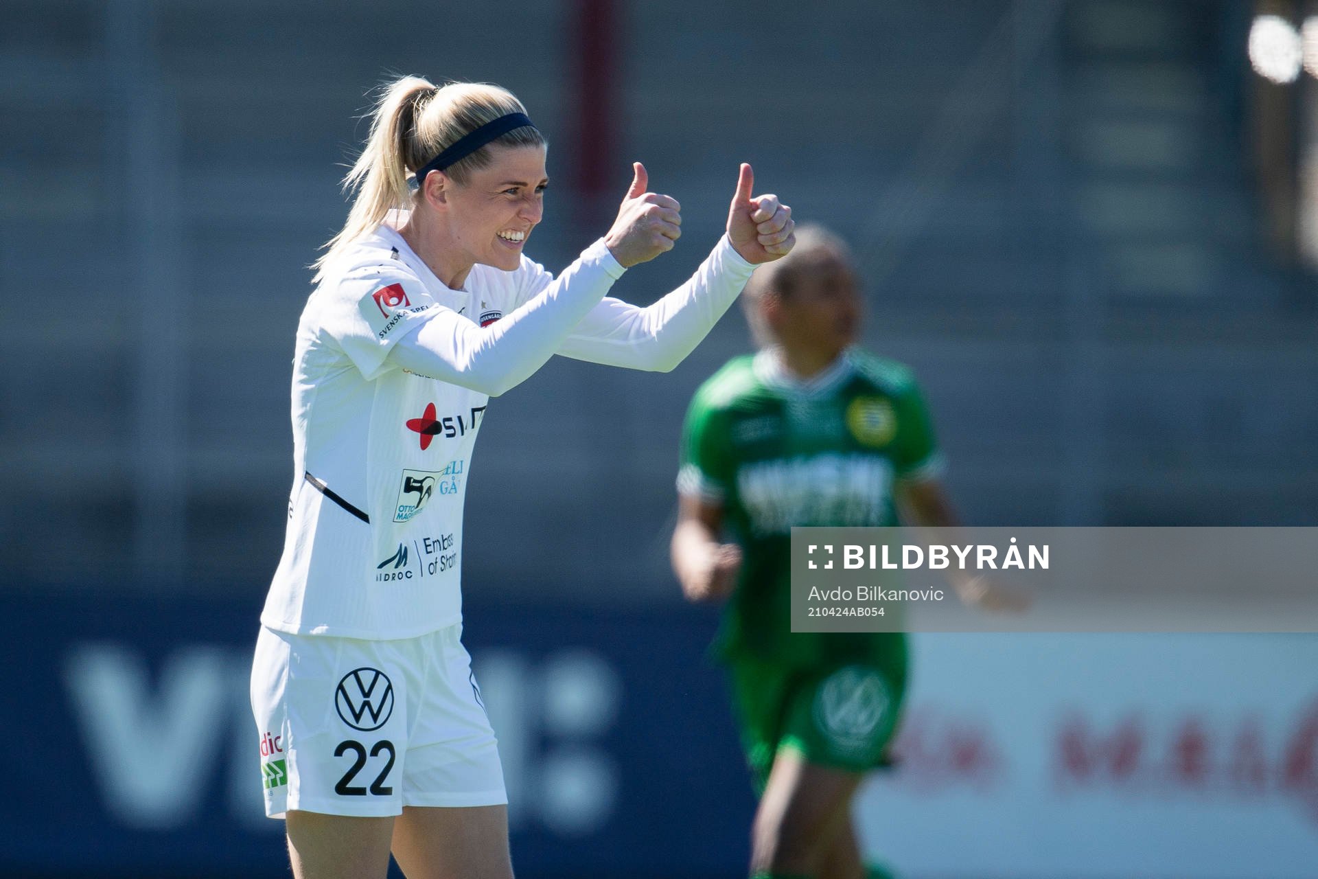 Rosengårds Olivia Schough jublar