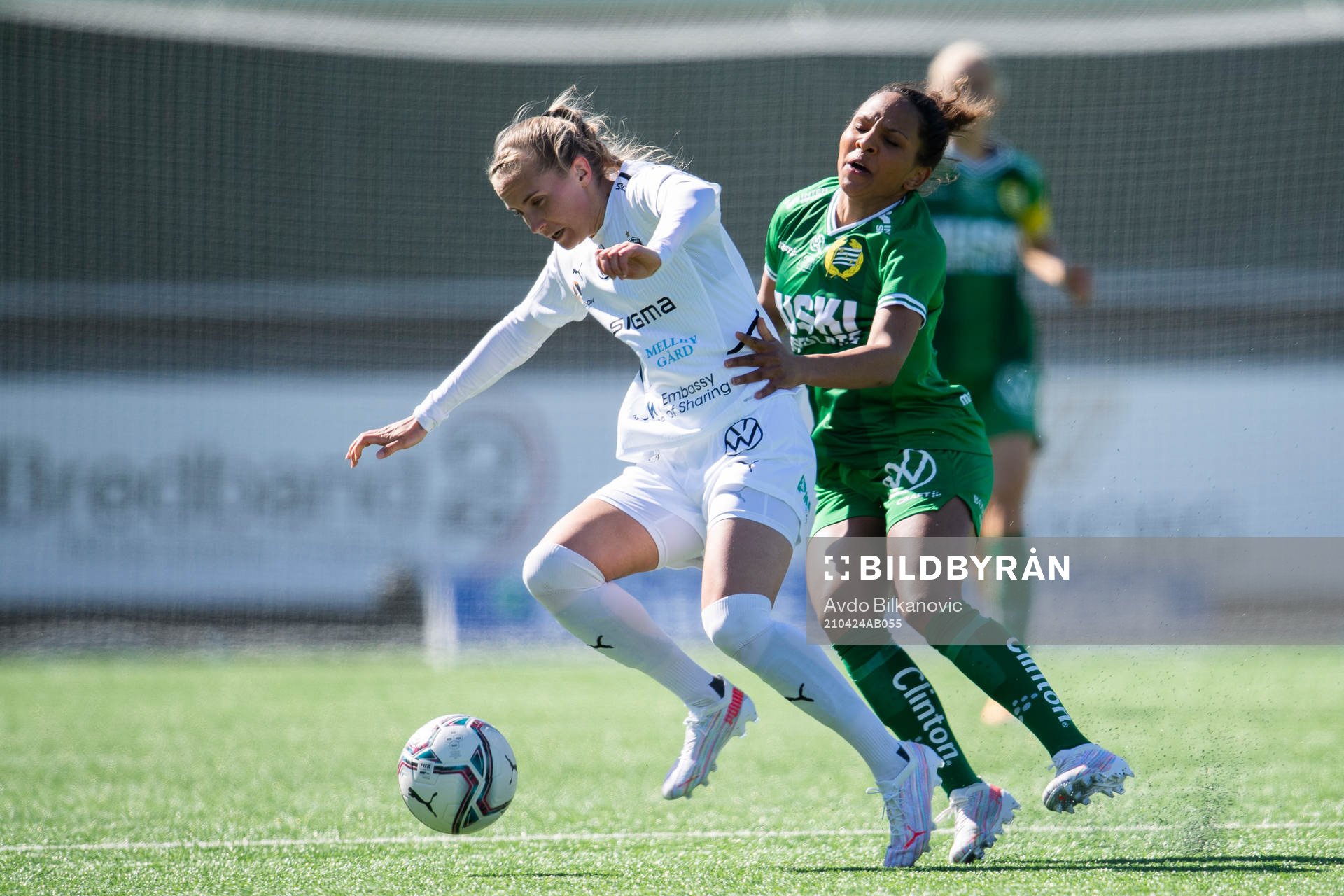 Rosengårds Ria Noora Minerva Öling och Hammarbys Madelen