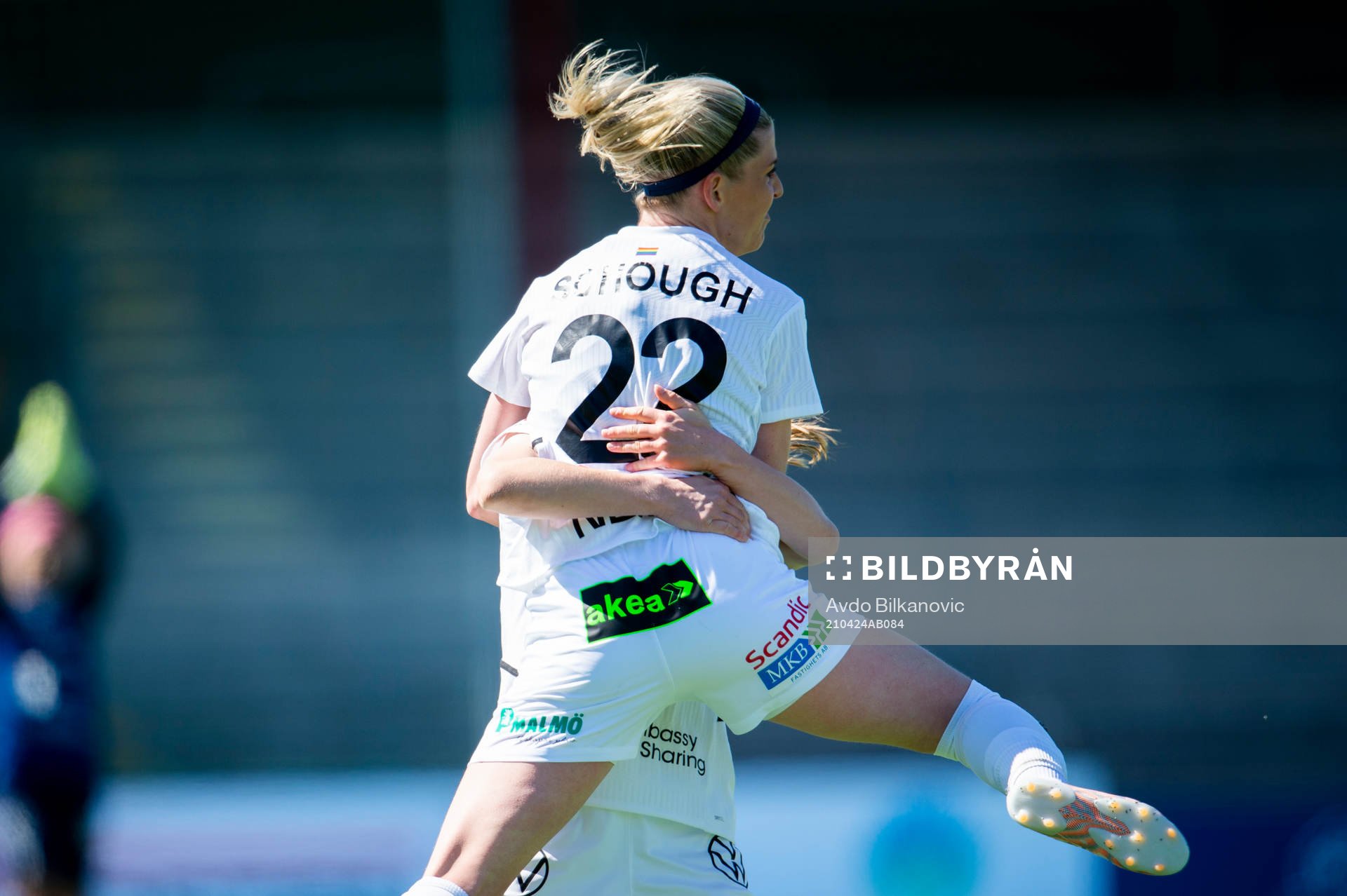 Rosengårds Olivia Schough jublar