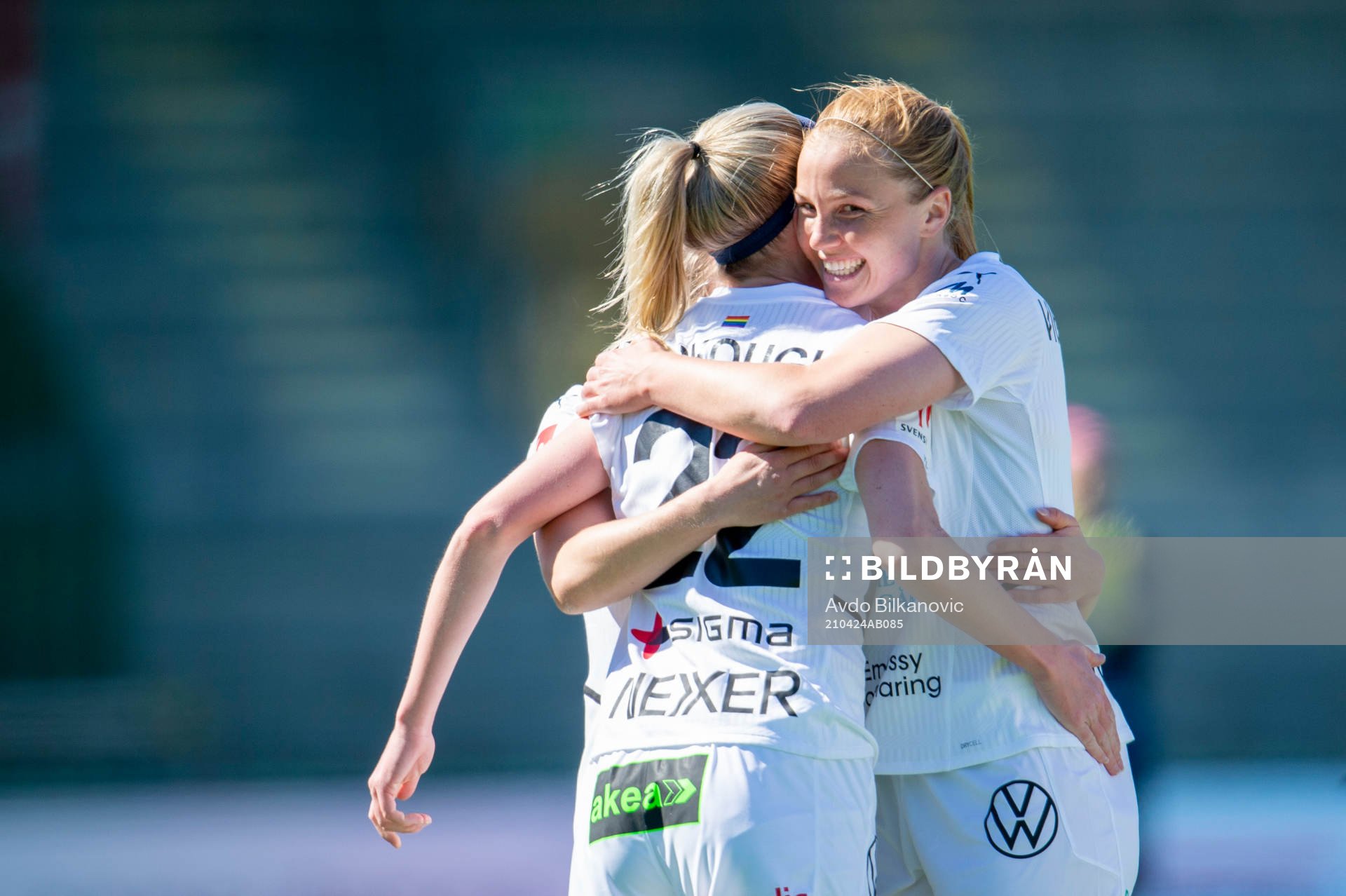 Rosengårds Olivia Schough jublar