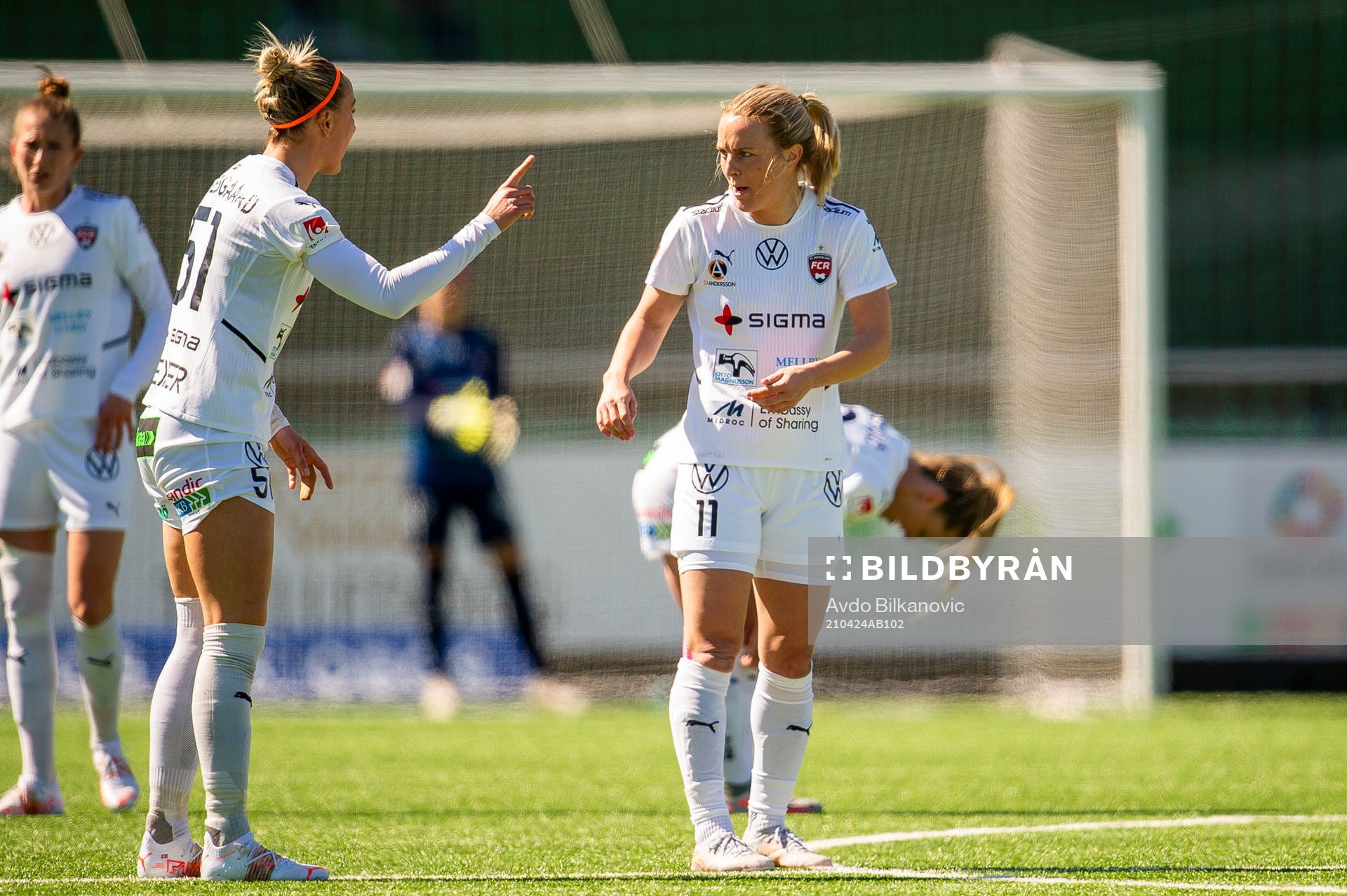 Rosengårds Sanne Troelsgaard och Mimmi Larsson