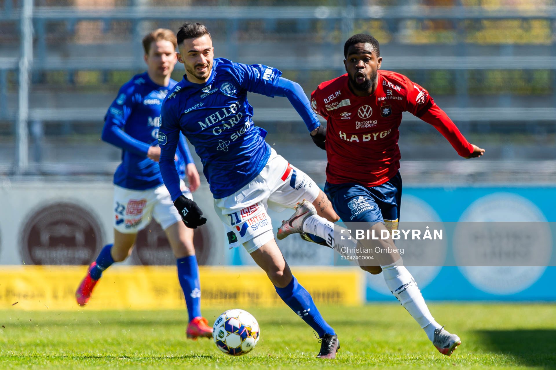 Trelleborgs Simon Amin och Örgrytes Abdoul Razak