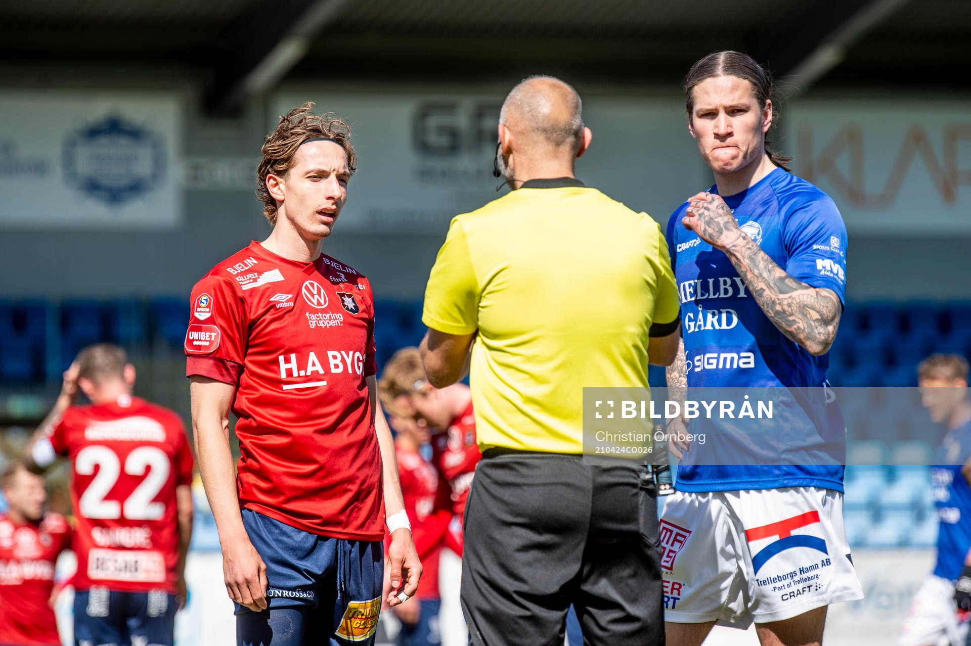 Örgrytes Lukas Browning Lagerfeldt och Trelleborgs Isak