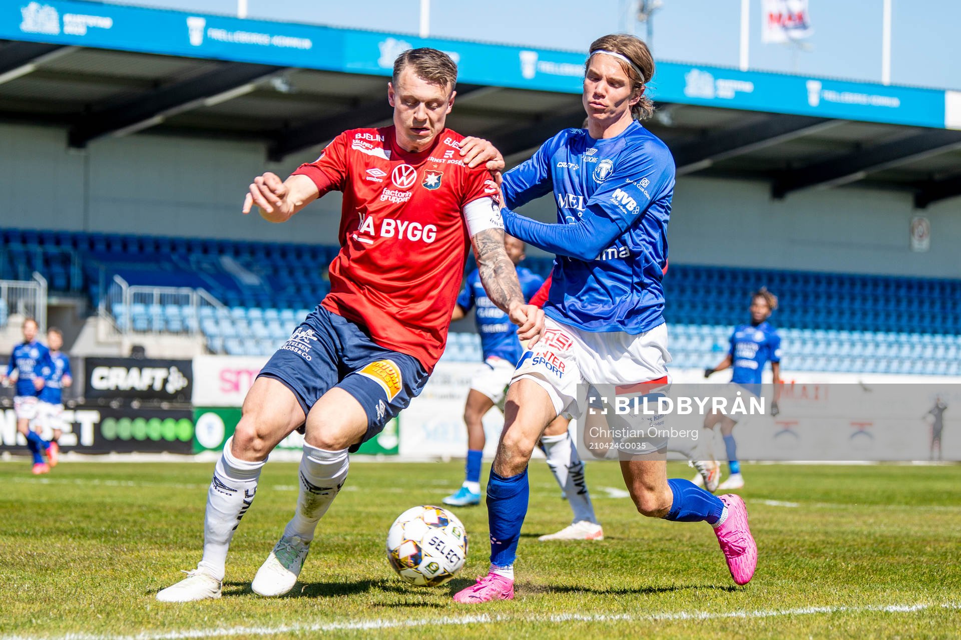 Örgrytes Marcus Haglind Sangré och Trelleborgs Niklas