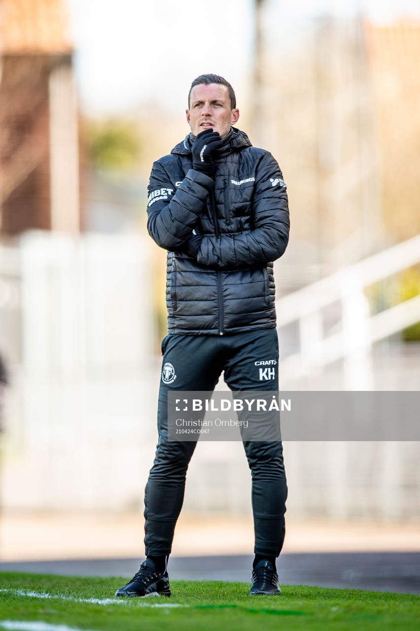 Trelleborgs tränare Kristian Haynes deppar