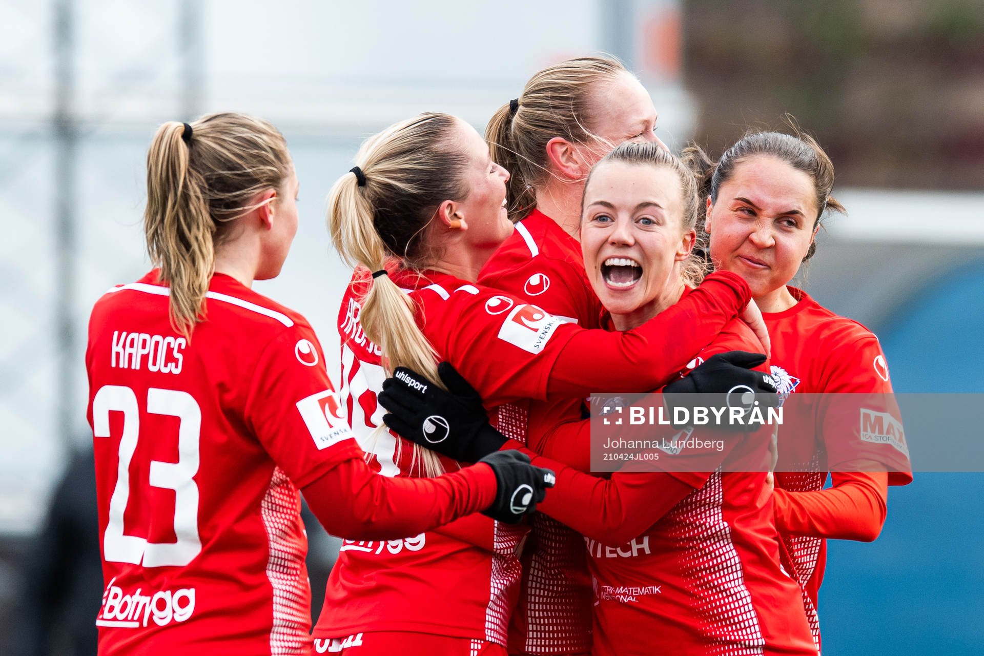 Linköpings Cornelia Kapocs, Ronja Aronsson och Olga