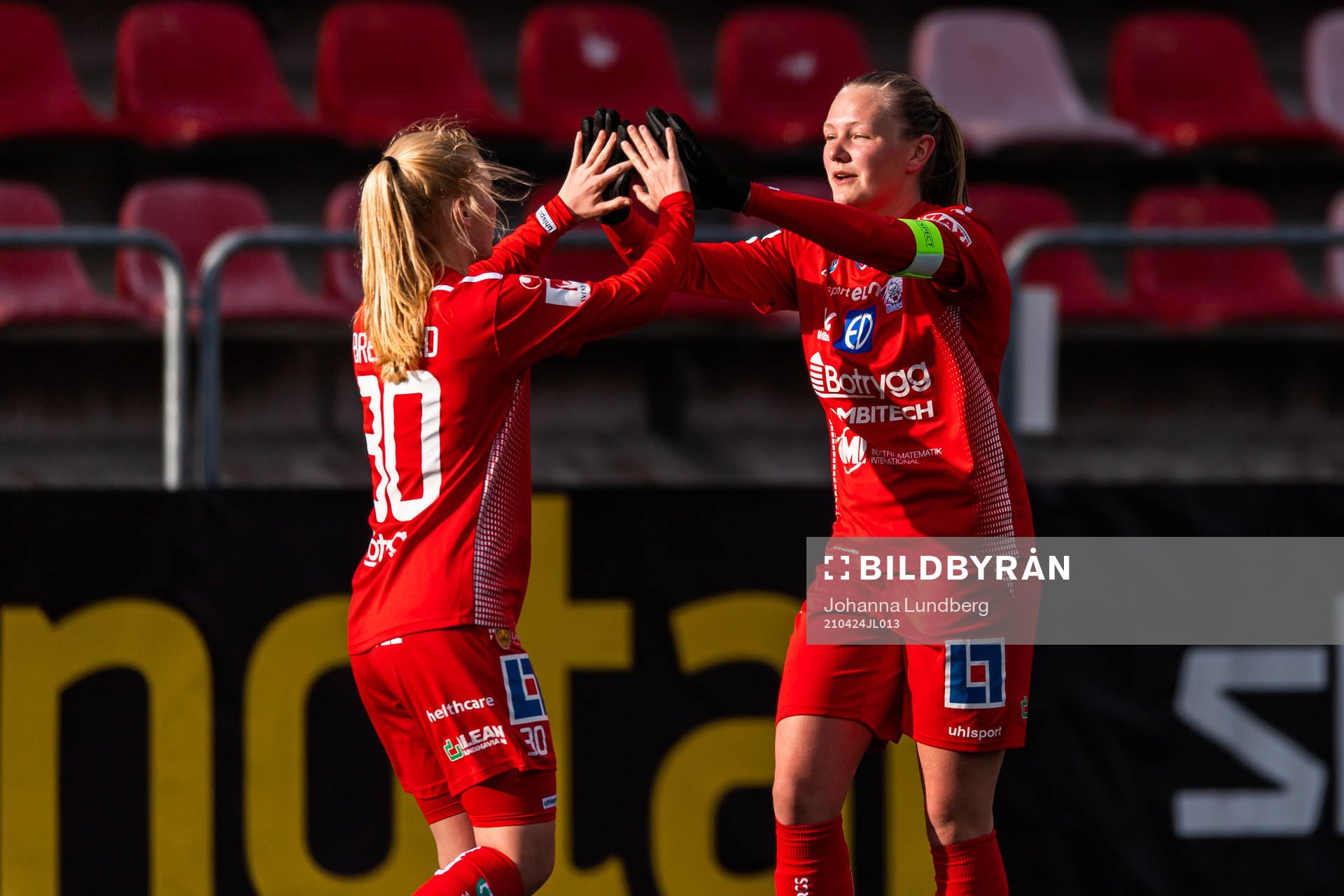 Linköpings Frida Leonhardsen Maanum jublar