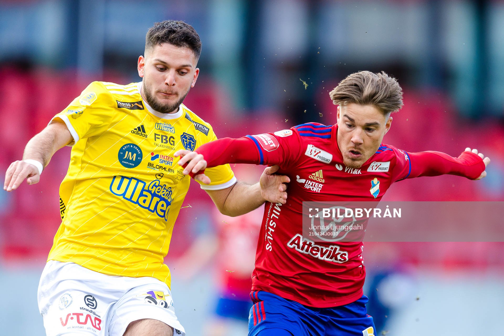 Falkenbergs Edi Sylisufaj Östers John Stenberg
