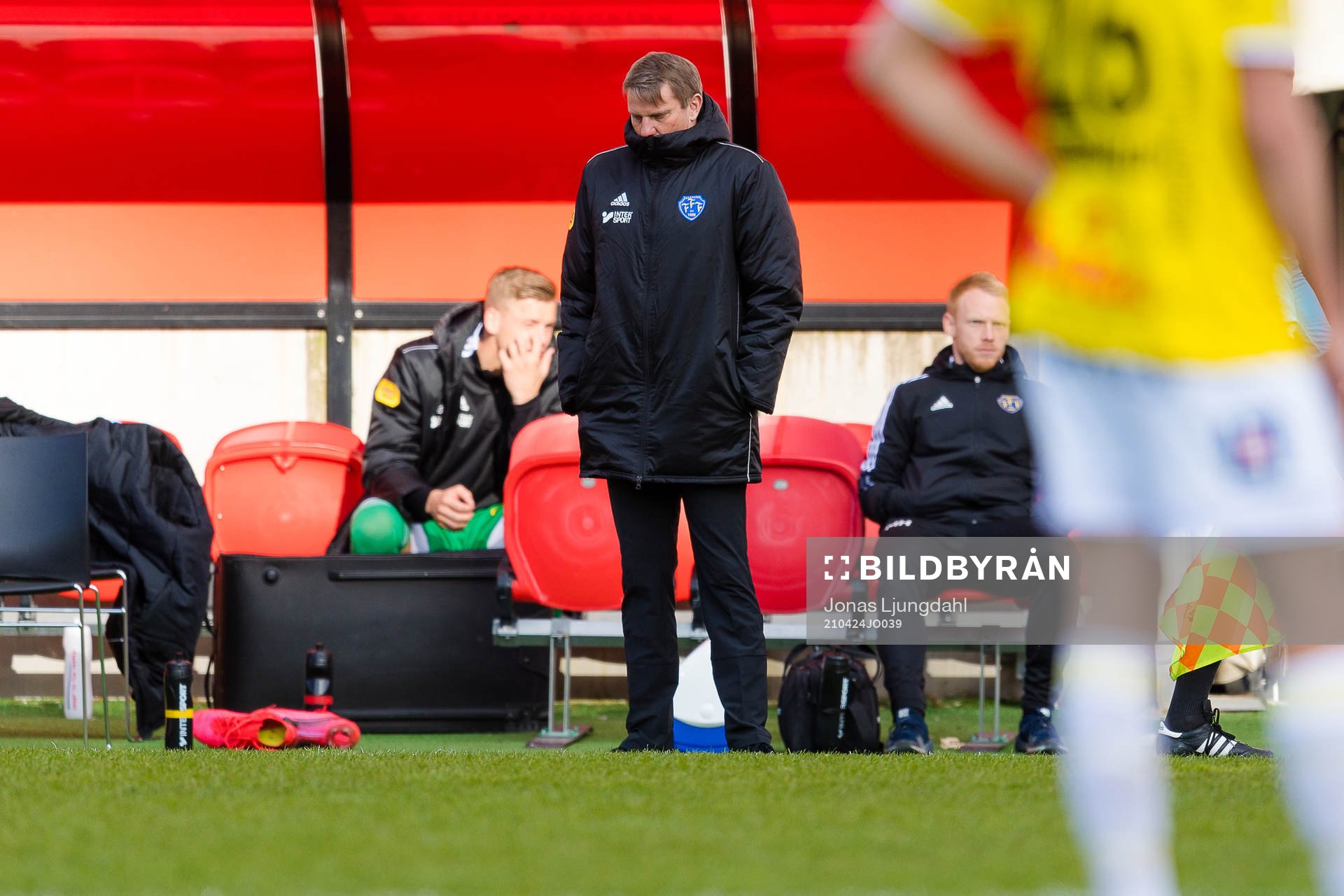Falkenbergs tränare Hans Eklund deppar