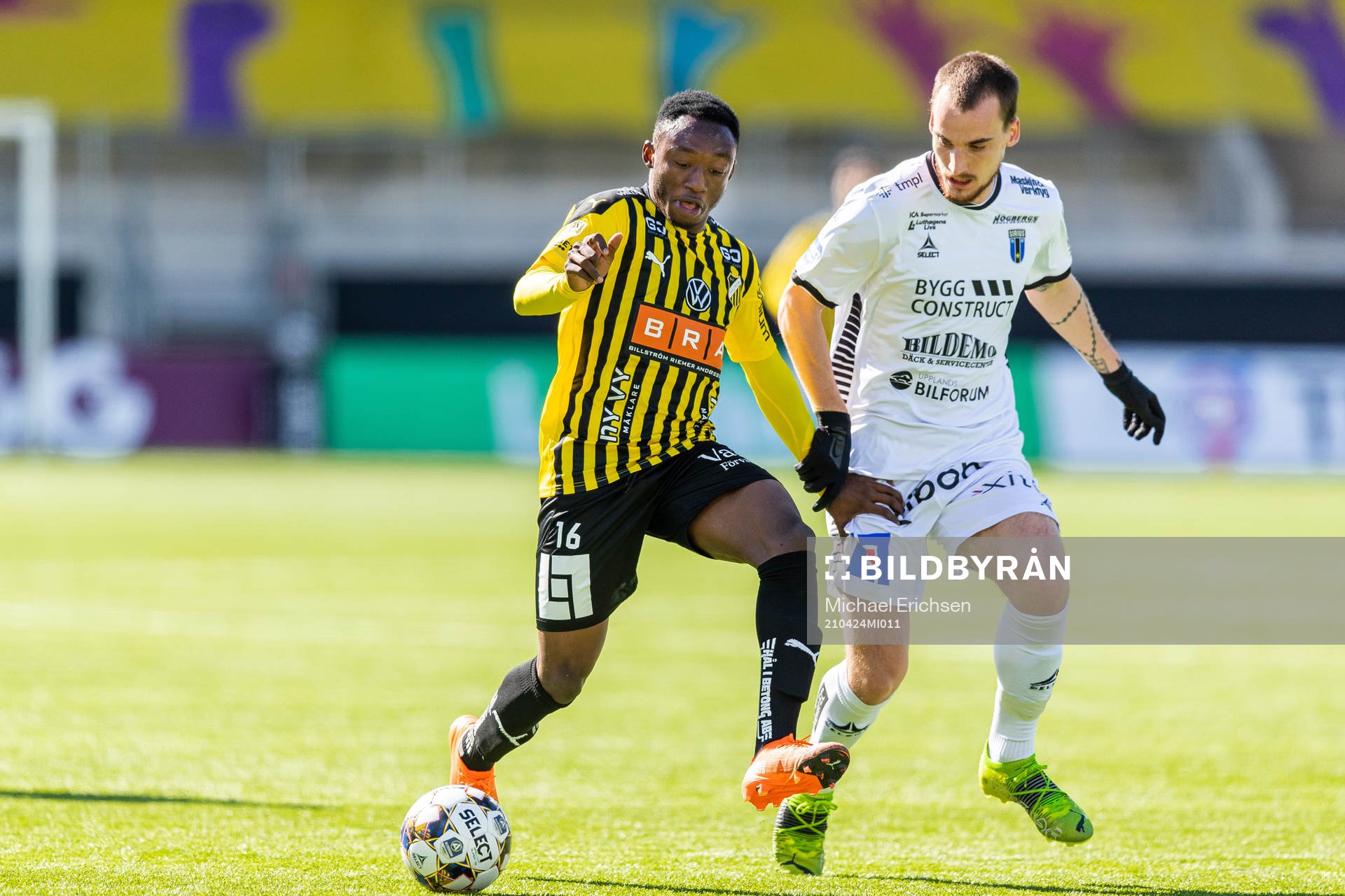 Häckens Benie Adama Traore och Sirius Adam Hellborg