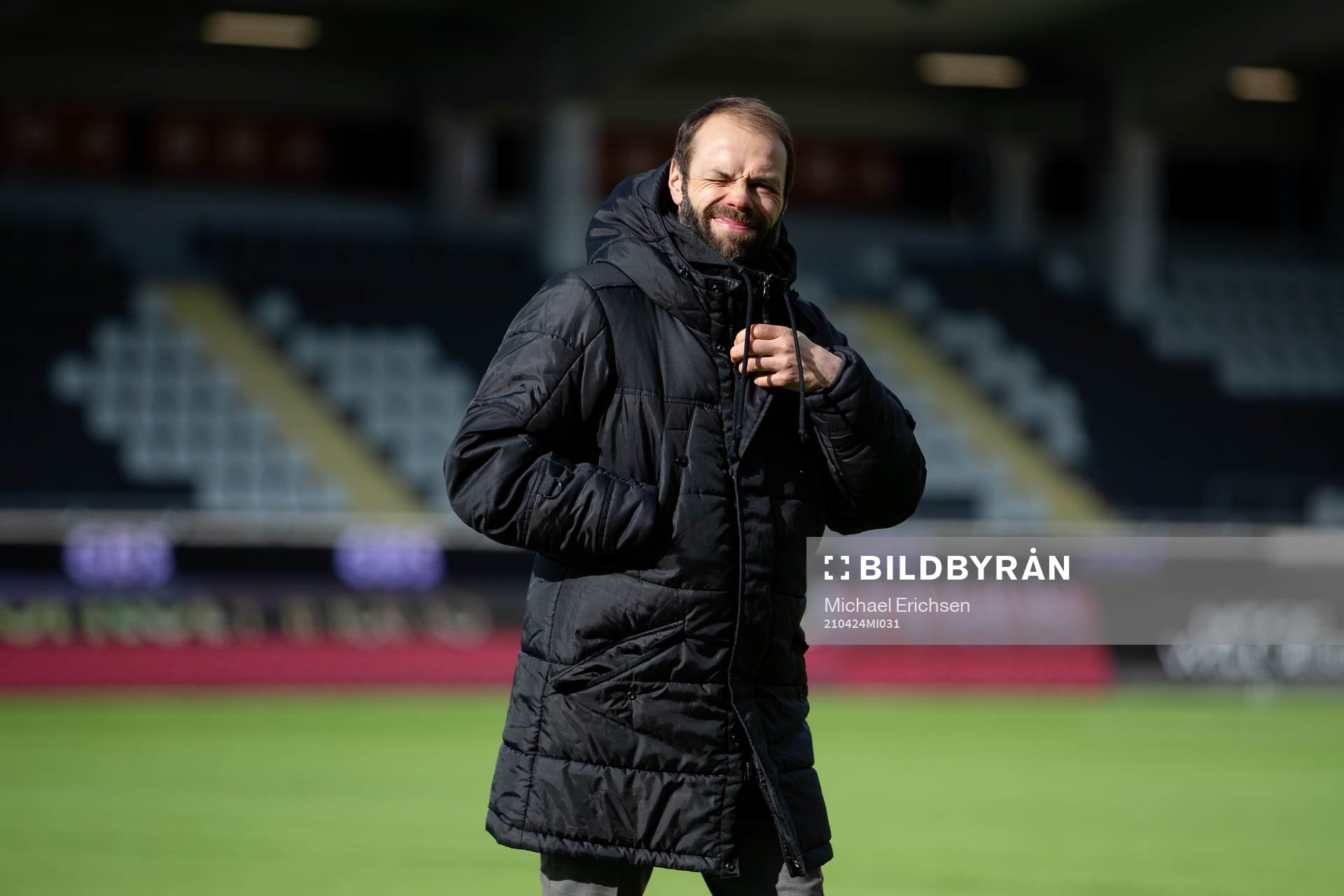 Häckens tränare Andreas Alm deppar