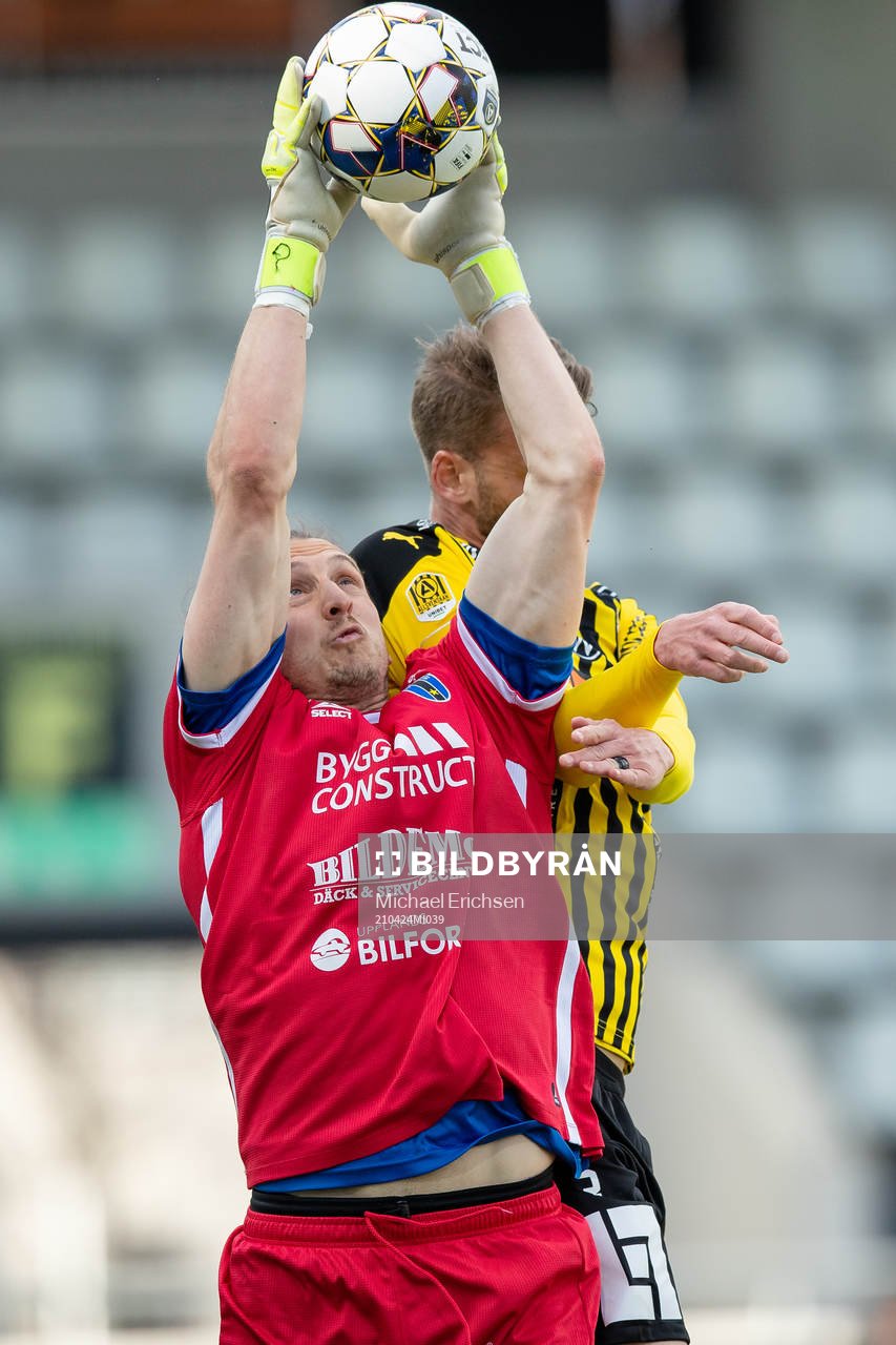 Sirius målvakt David Mitov Nilsson