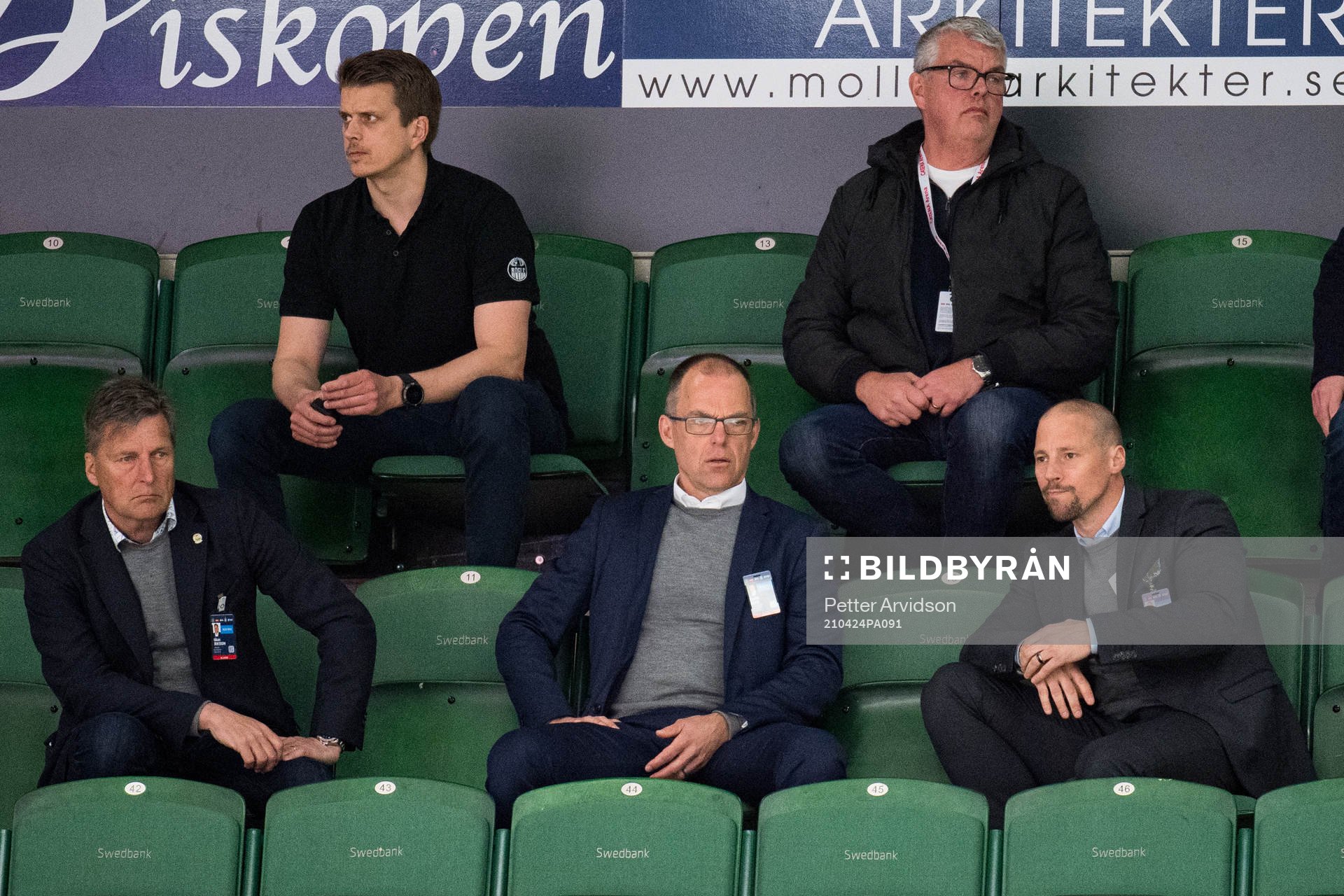Rögles ordförande Håkan Eriksson, klubbdirektör Daniel