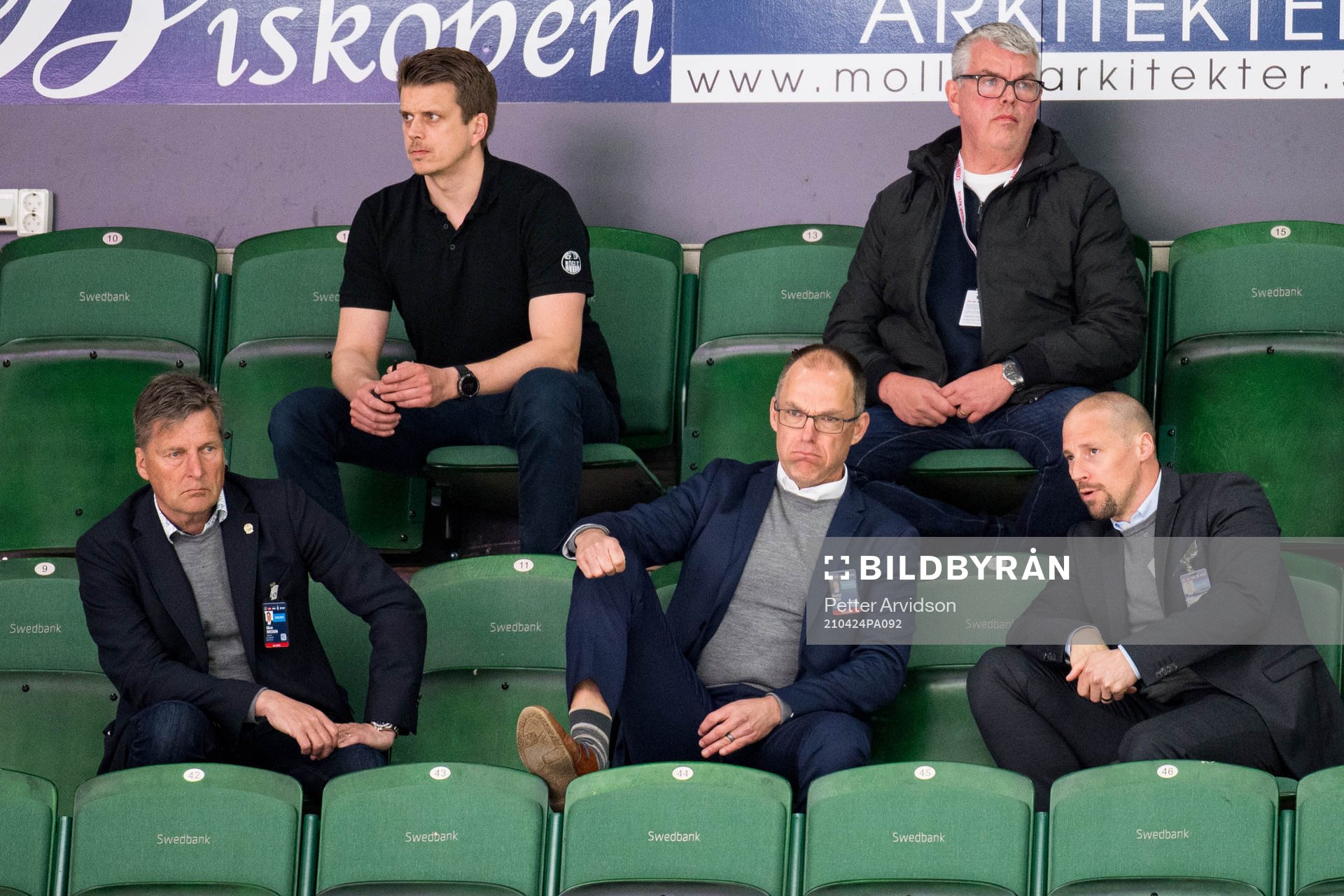Rögles ordförande Håkan Eriksson, klubbdirektör Daniel