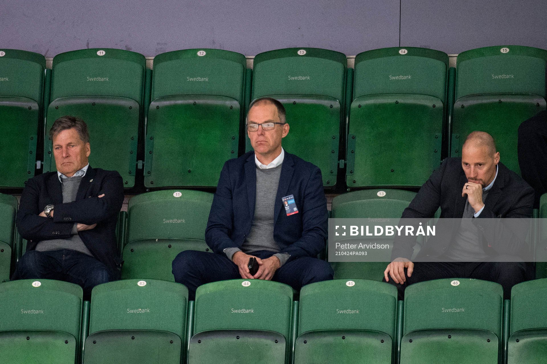 Rögles ordförande Håkan Eriksson, klubbdirektör Daniel