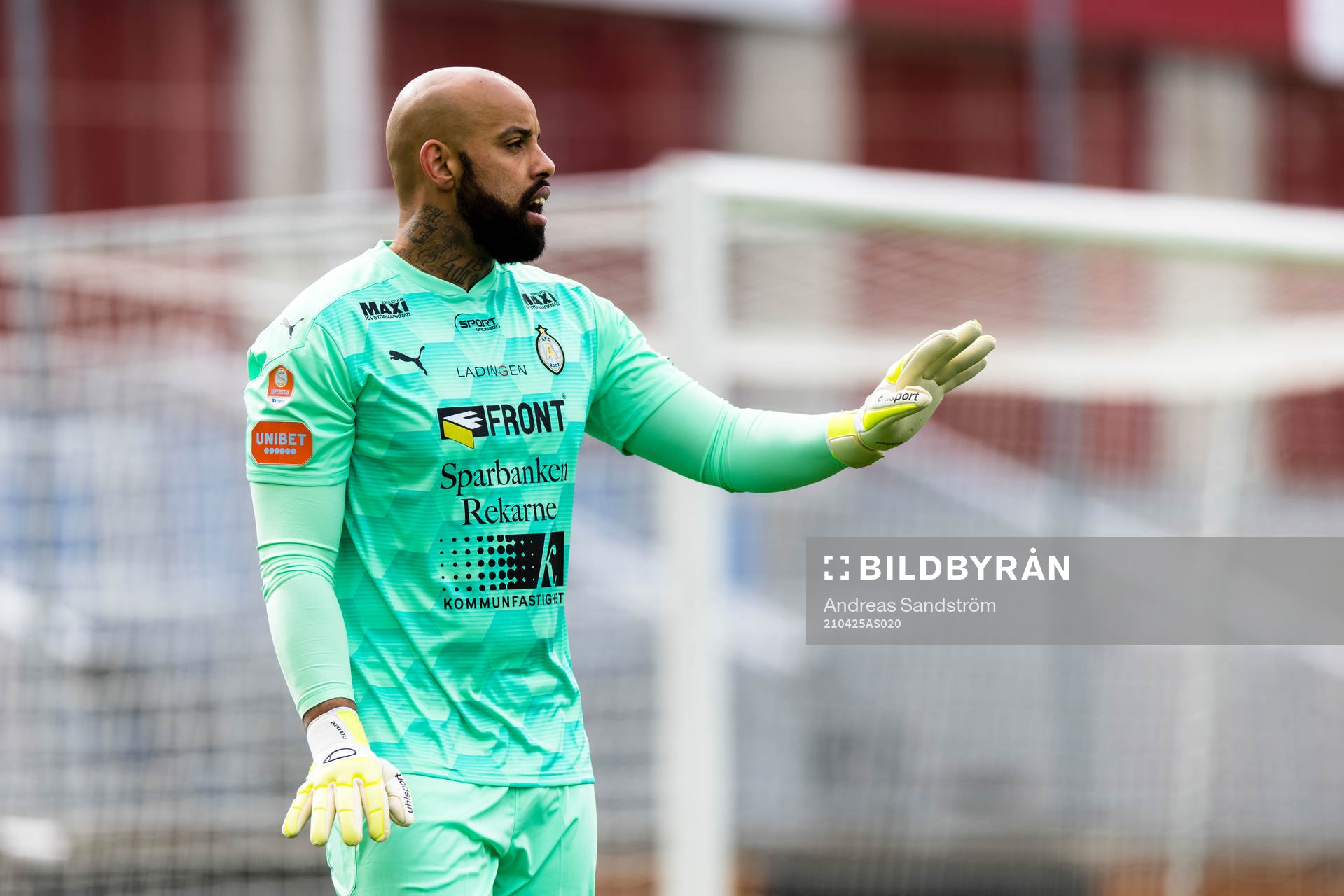 AFC Eskilstunas målvakt Joshua Wicks