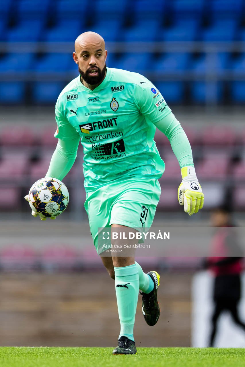 AFC Eskilstunas målvakt Joshua Wicks