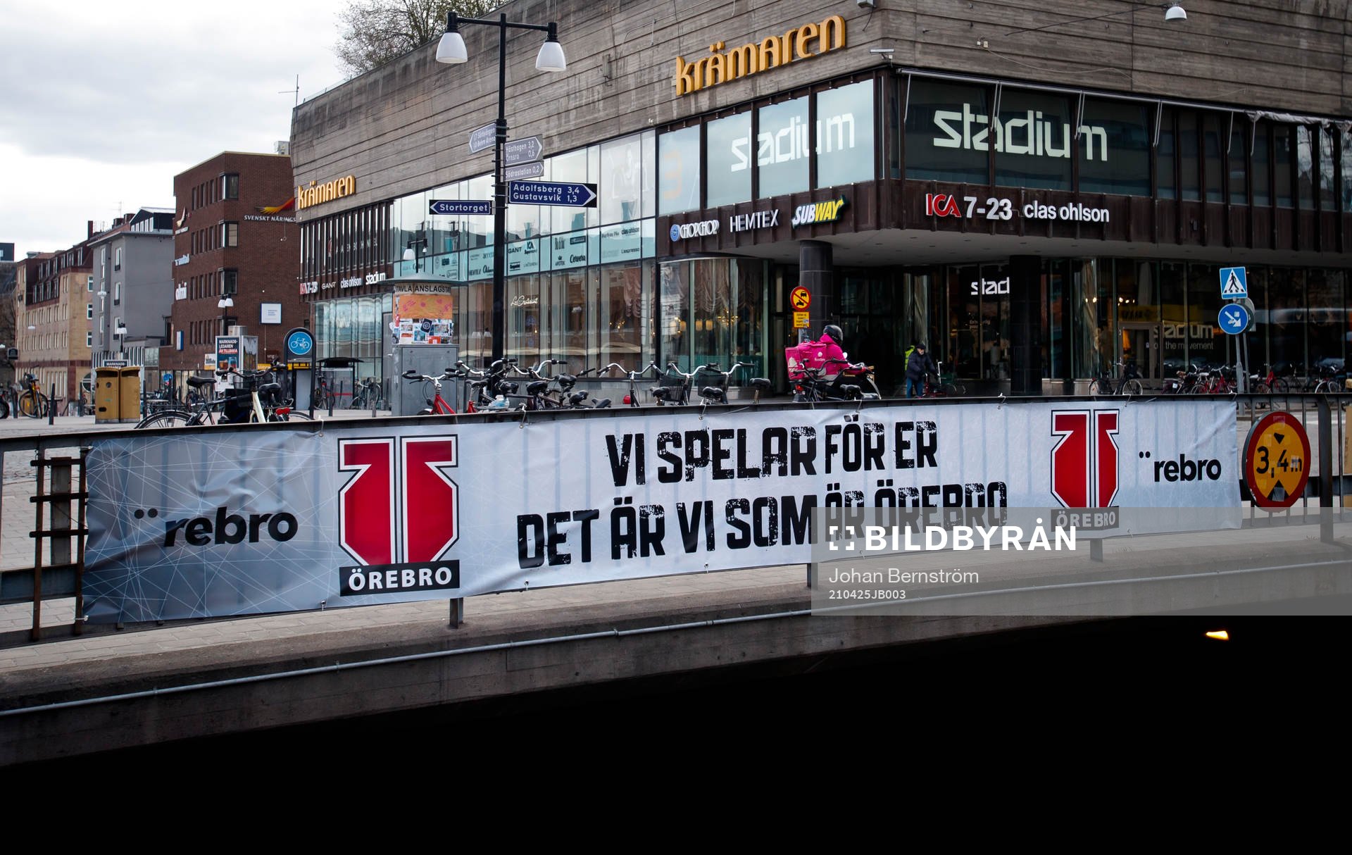 Text med Det är vi som är Örebro centralt i Örebro
