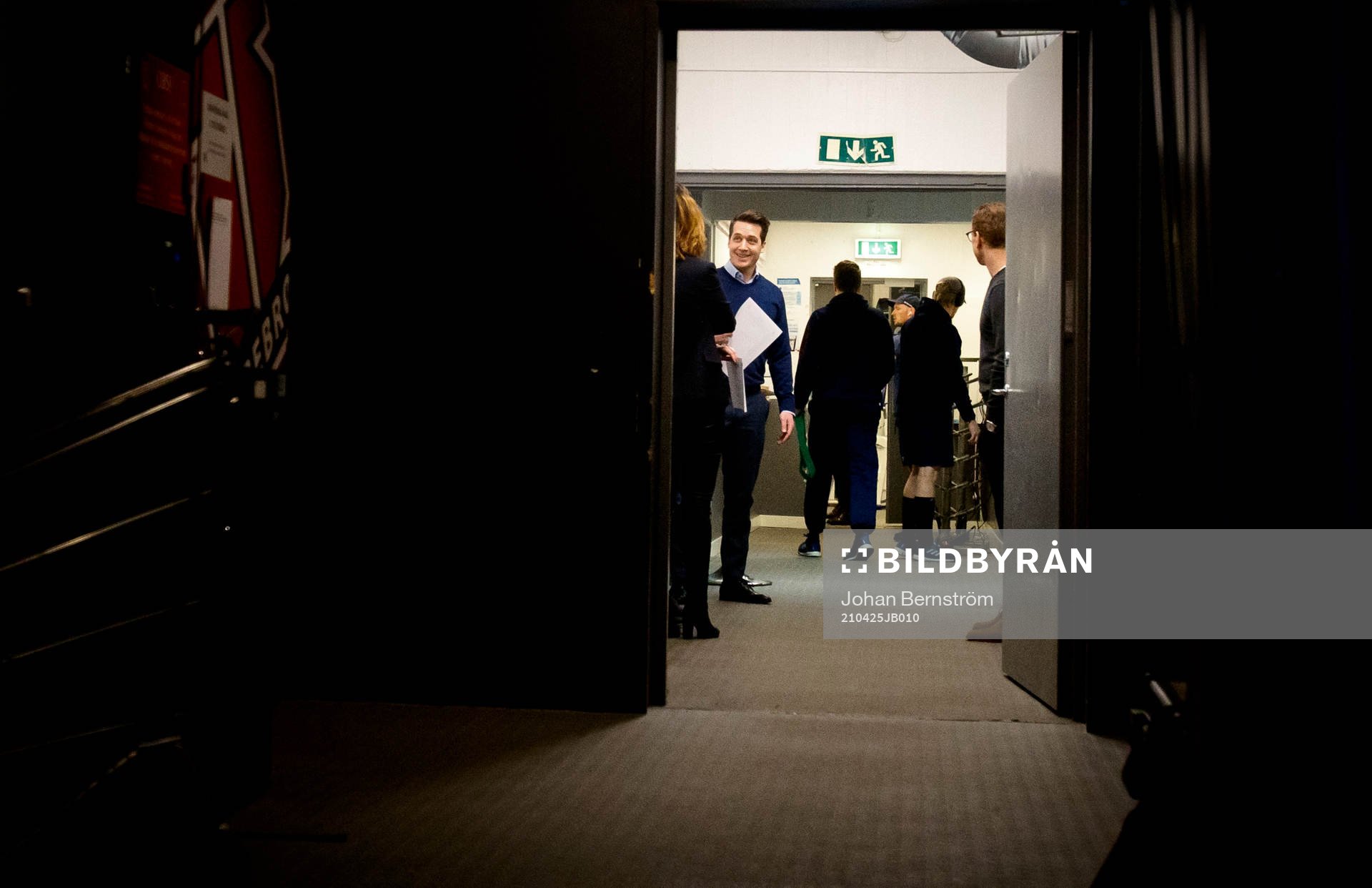 Växjös tränare Sam Hallam och Örebros tränare Niklas