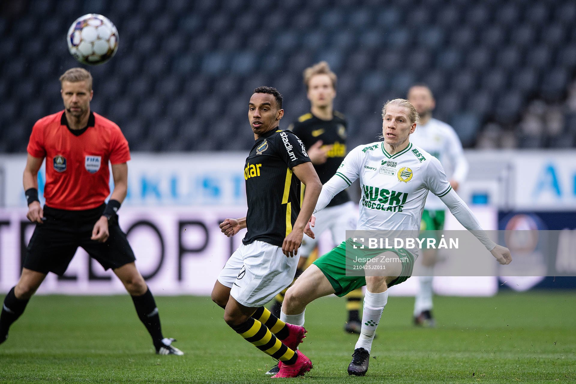 s Bilal Hussein och Hammarbys Gustav Ludwigson