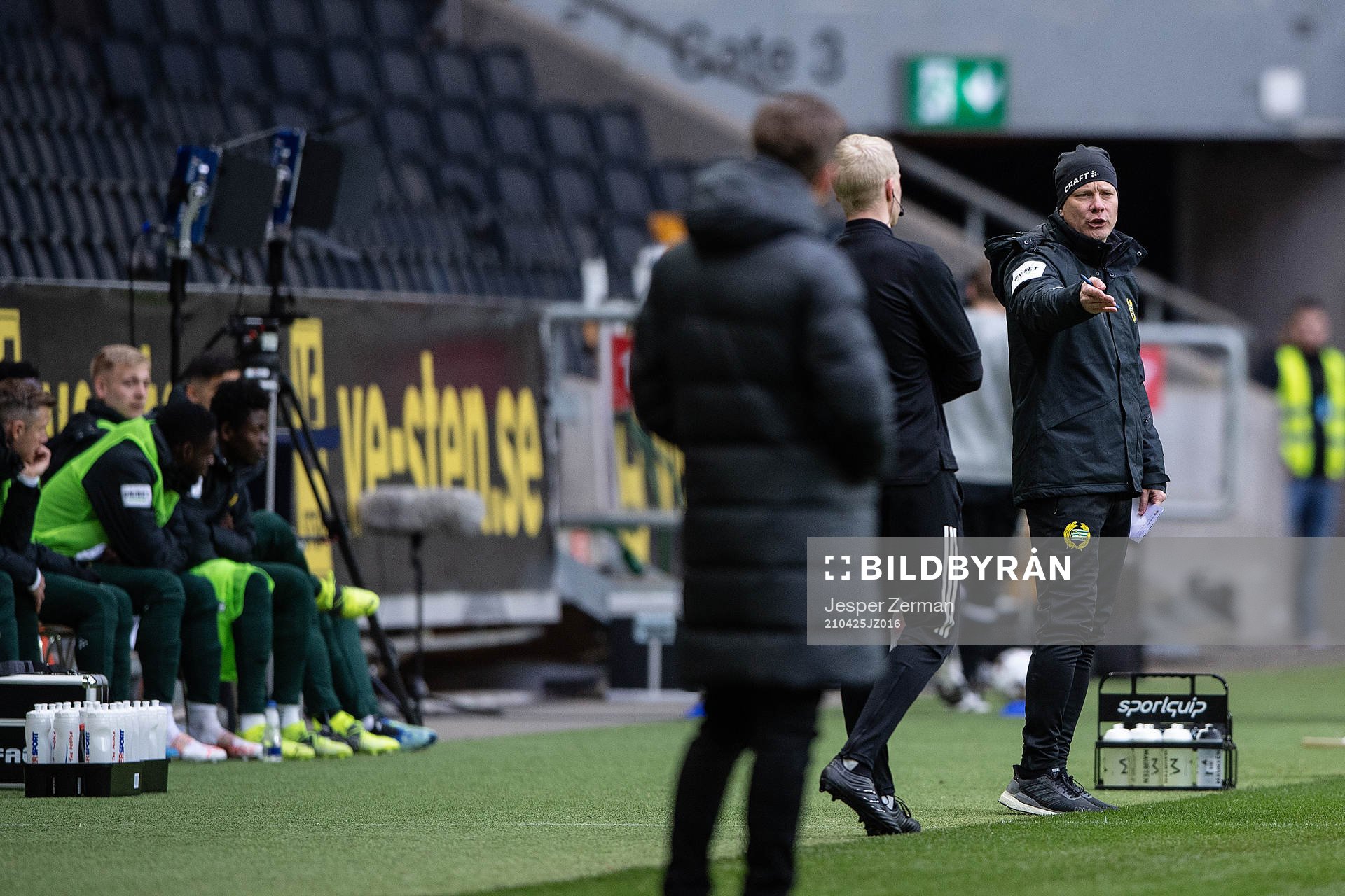 Hammarbys tränare Stefan Billborn