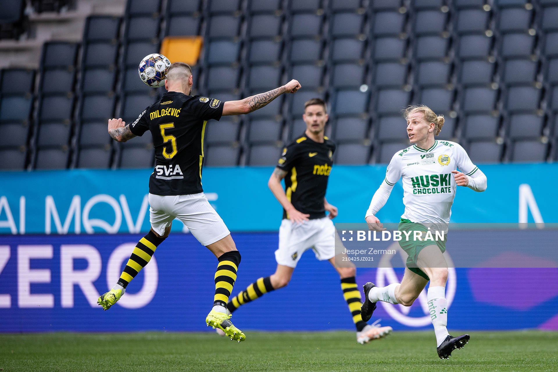 s Alexander Milosevic och Mikael Lustig mot Hammarbys