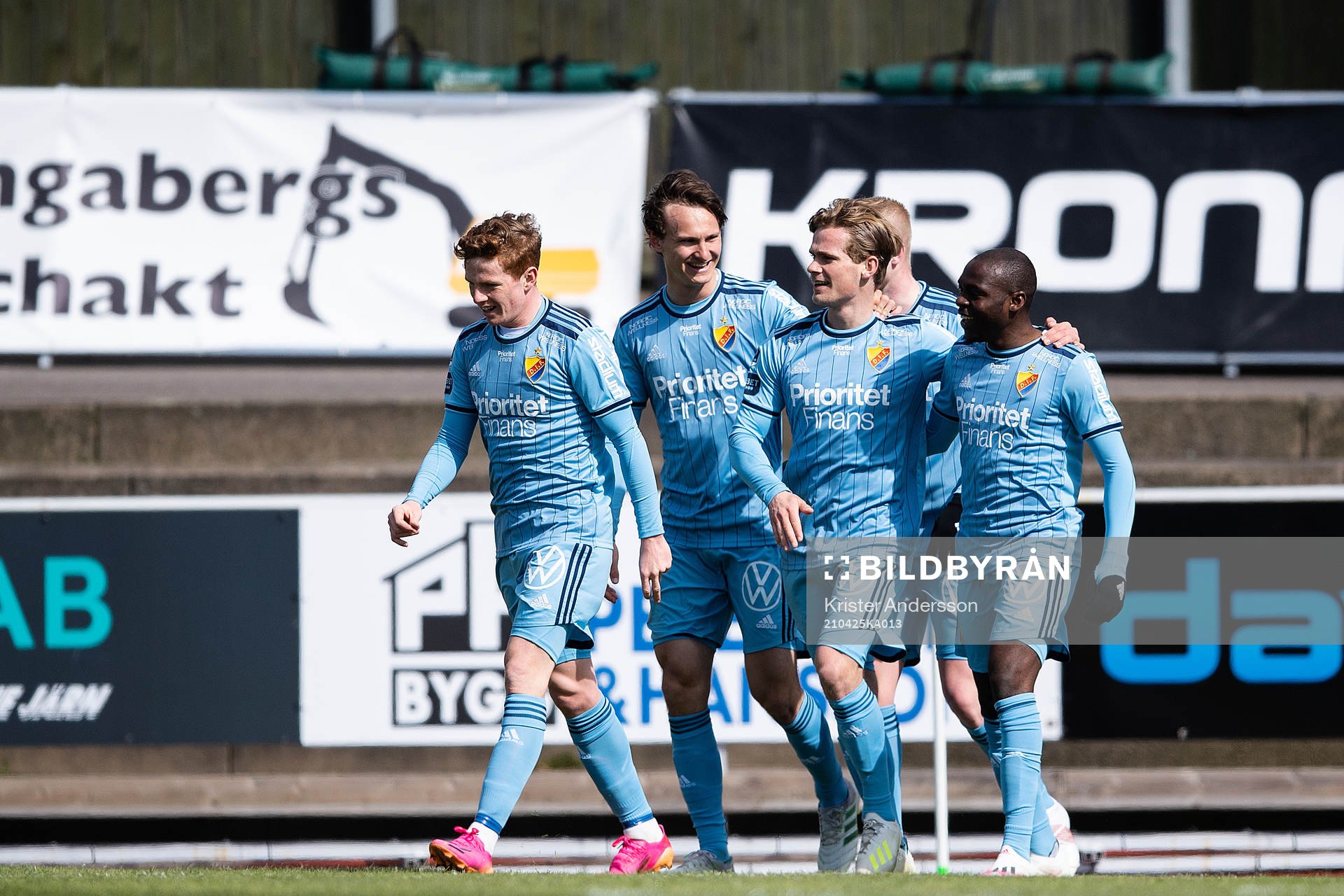 Djurgårdens Hampus Finndell jublar