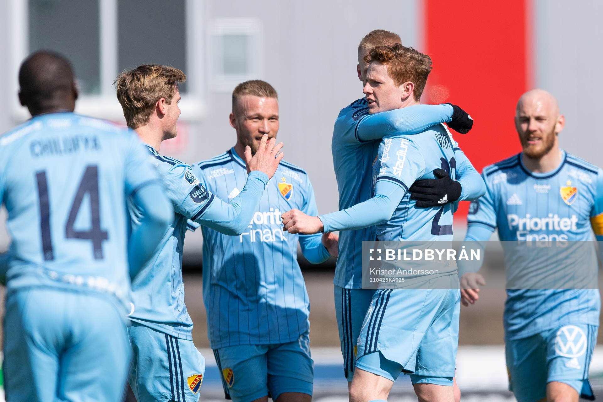 Djurgårdens Aslak Witry jublar
