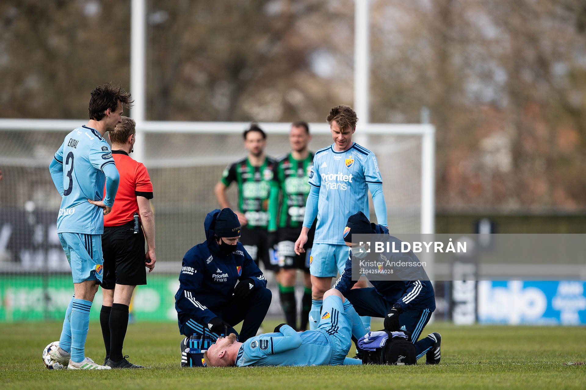 Djurgårdens Kalle Holmberg har ont