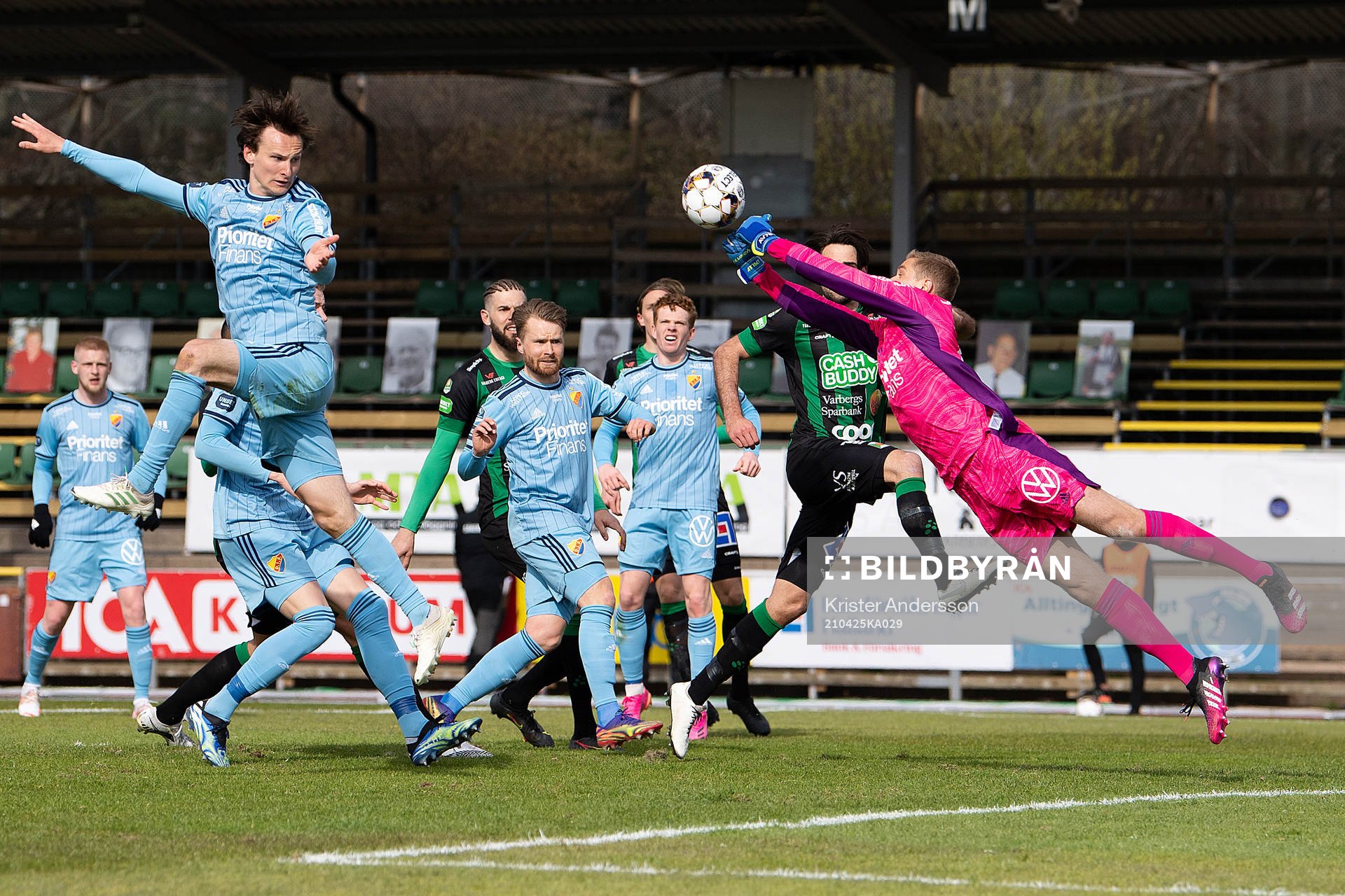 Djurgårdens målvakt Aleksandr Vasyutin