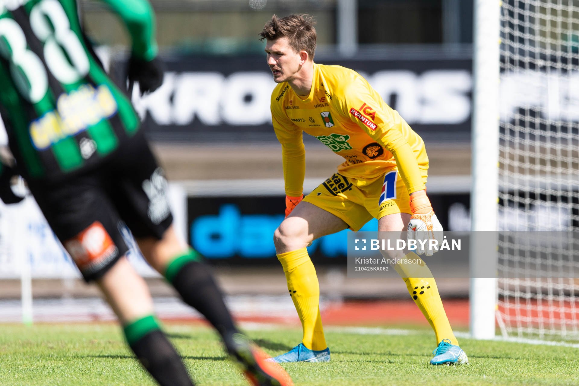 Varbergs målvakt August Strömberg