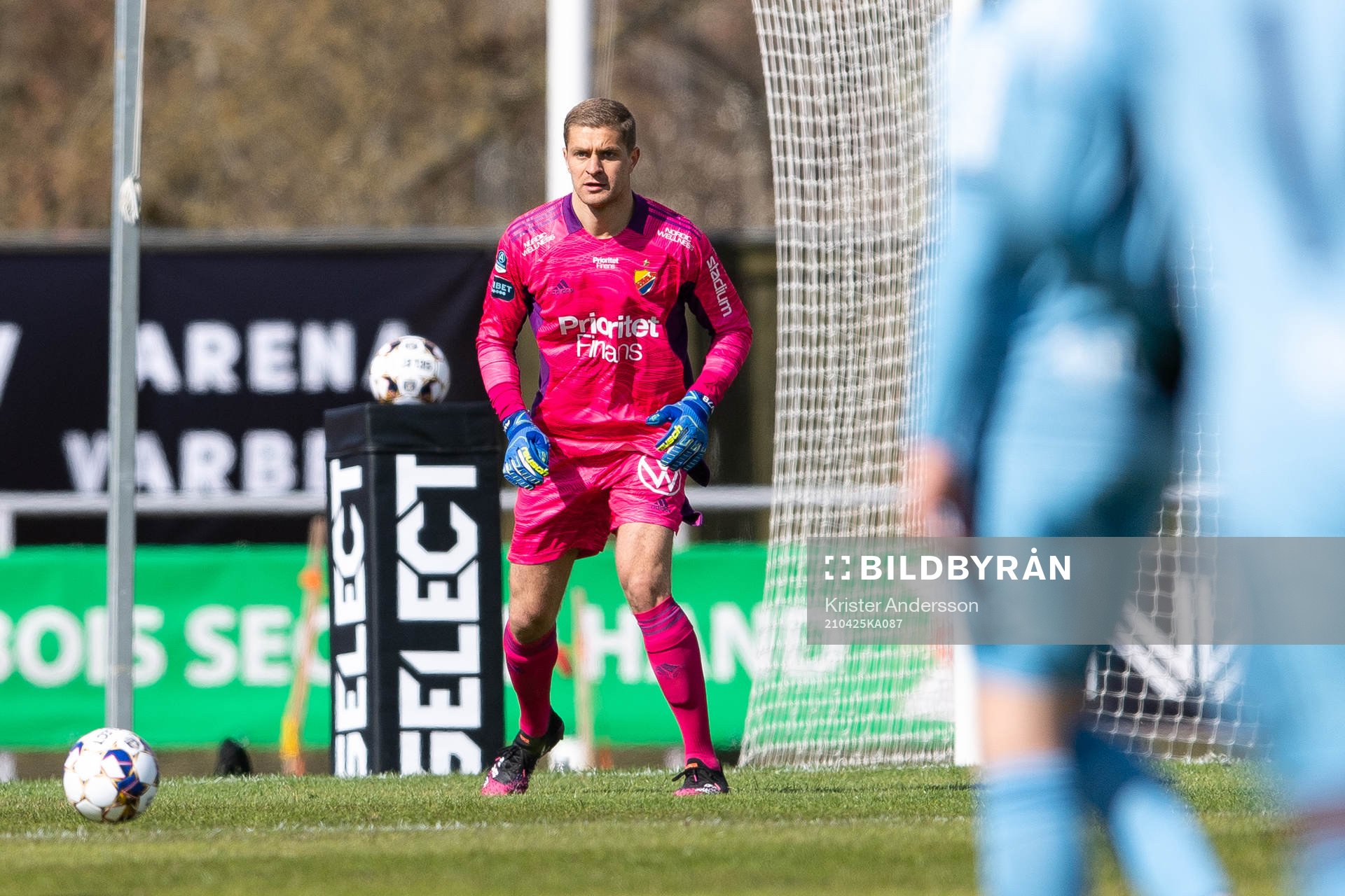 Djurgårdens målvakt Aleksandr Vasyutin