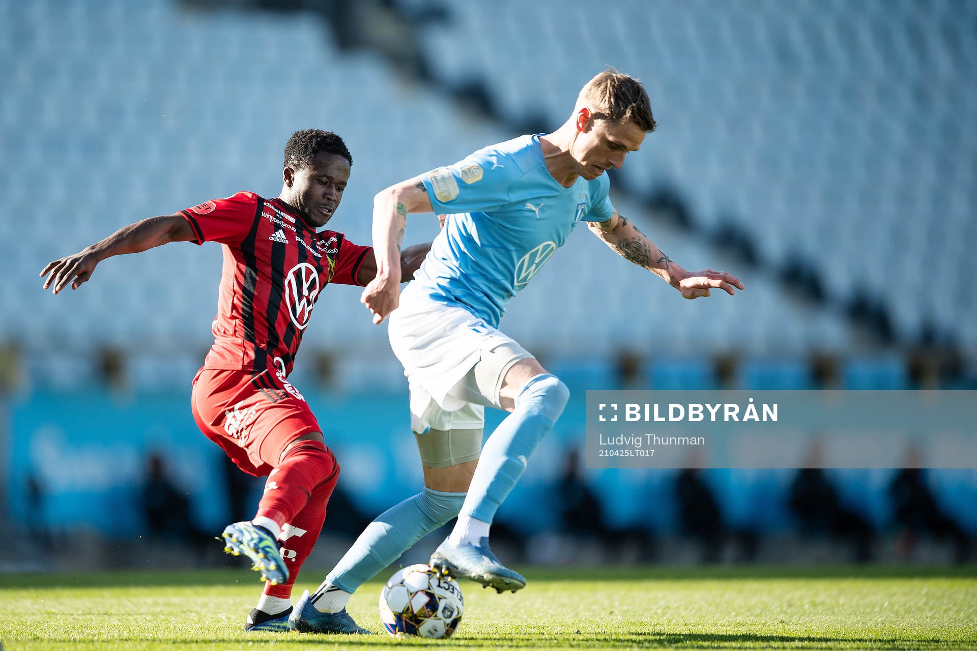Östersunds Frank Arhin och Malmö FFs Sören Rieks