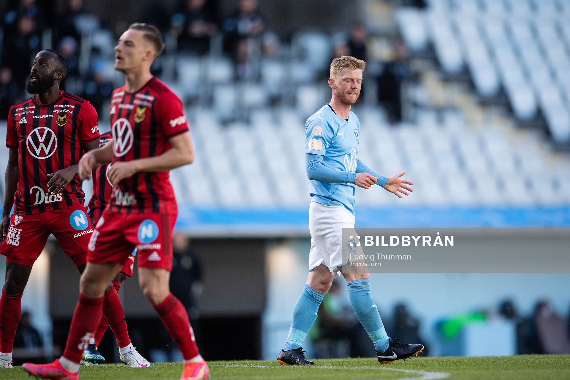 Malmö FFs Anders Christiansen deppar