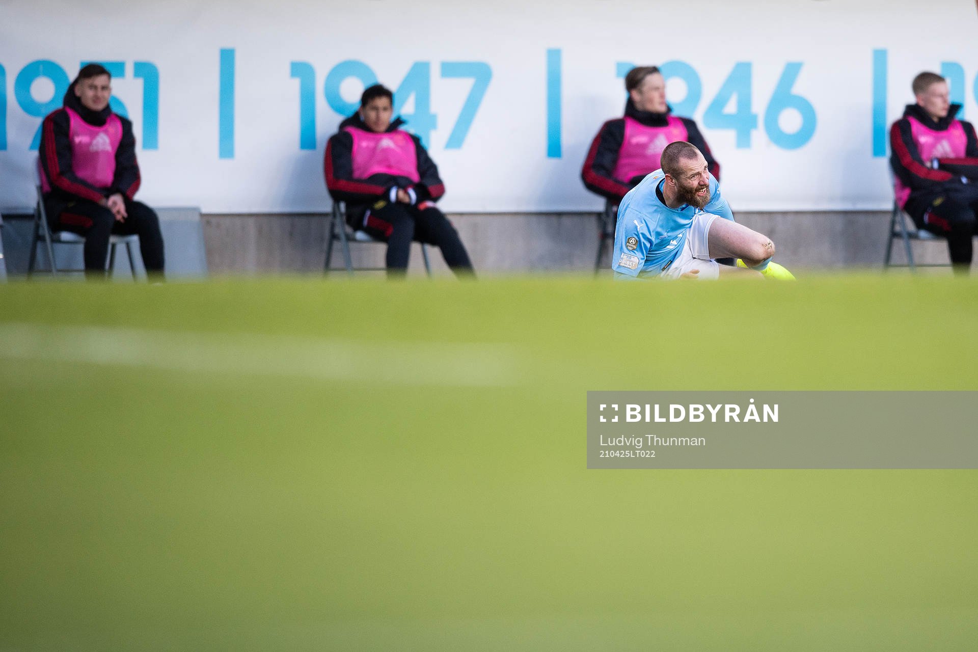 Malmö FFs Jo Inge Berget har ont