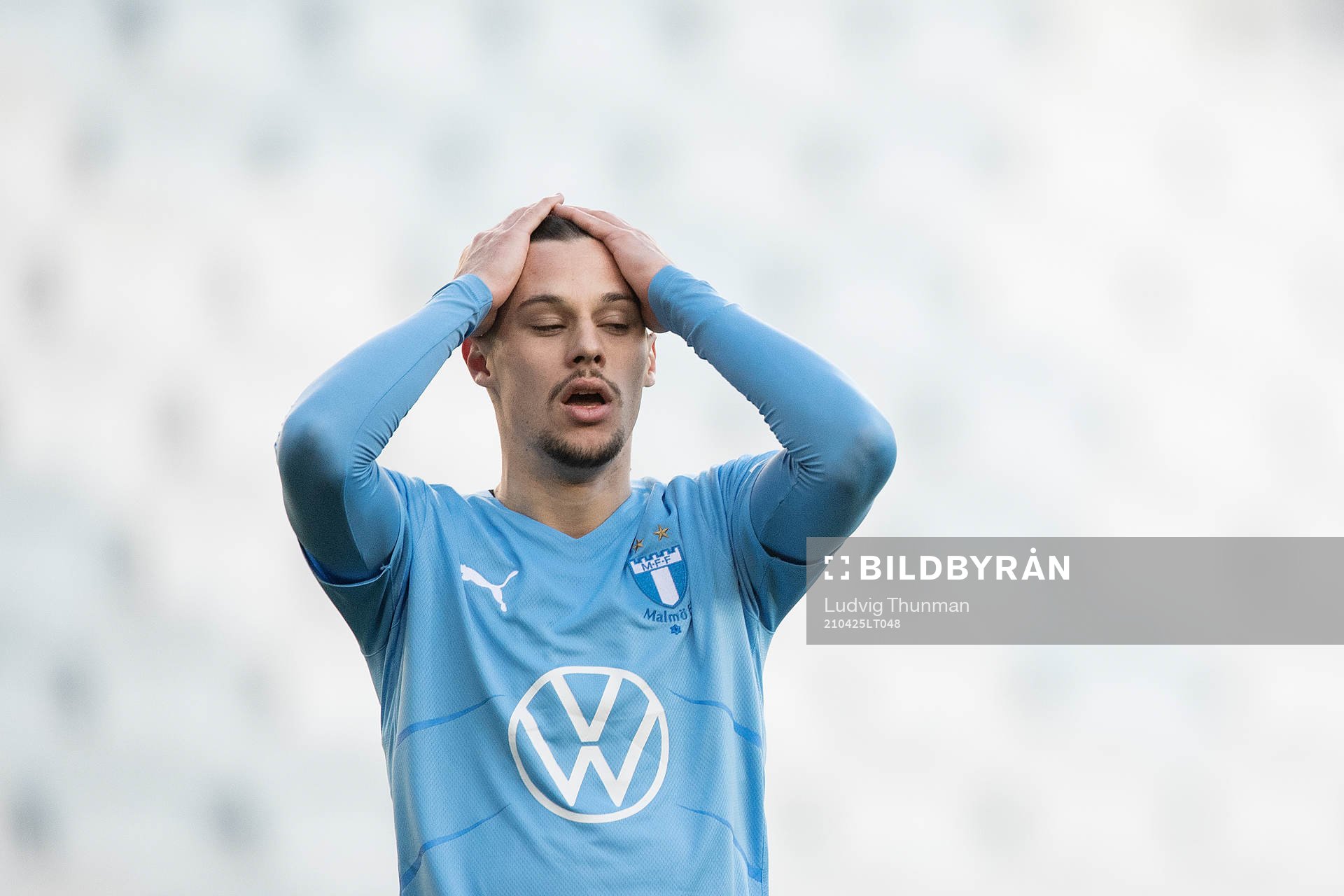 Malmö FFs Veljko Birmancevic deppar