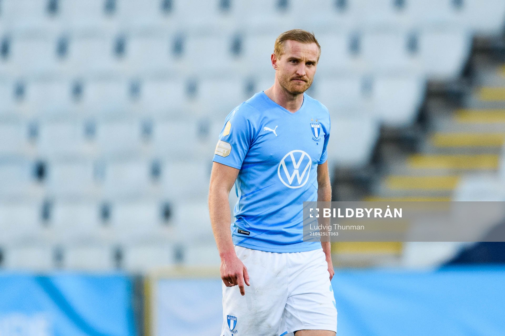 Malmö FFs Franz Brorsson deppar