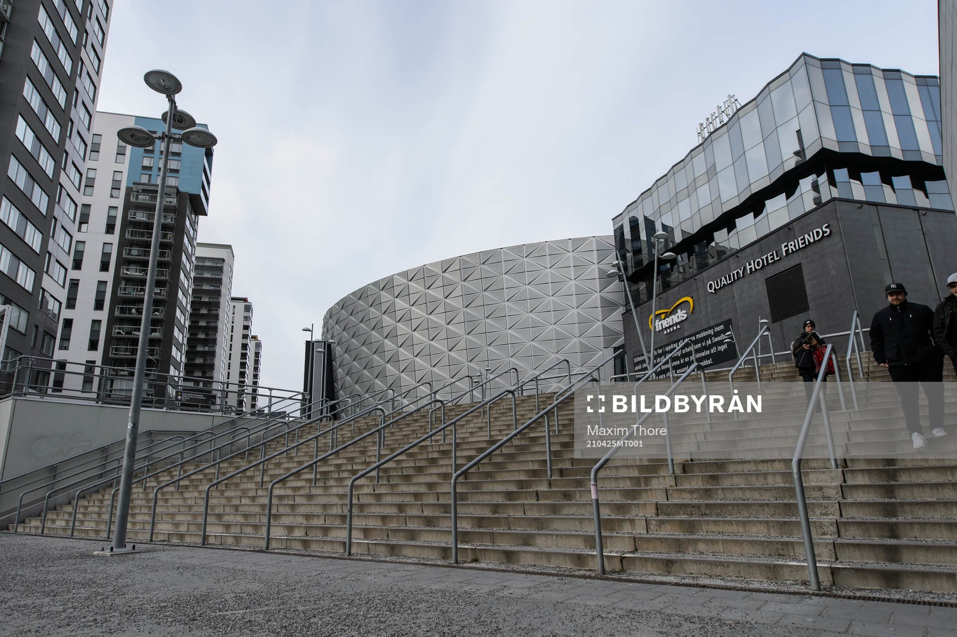 Exteriör vy av Friends Arena