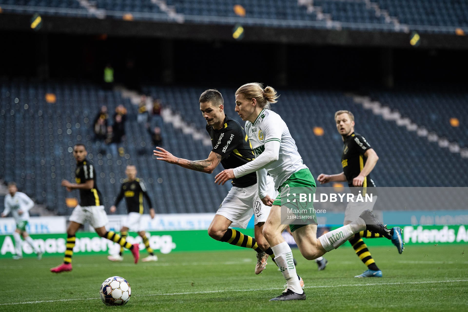 s Mikael Lustig och Hammarbys Gustav Ludwigson