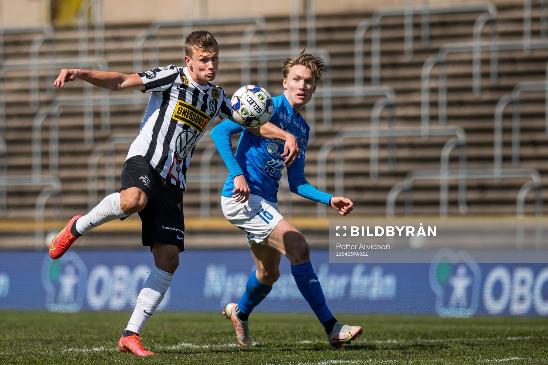 Landskronas Oscar Petersson och Akropolis Marcus Burman