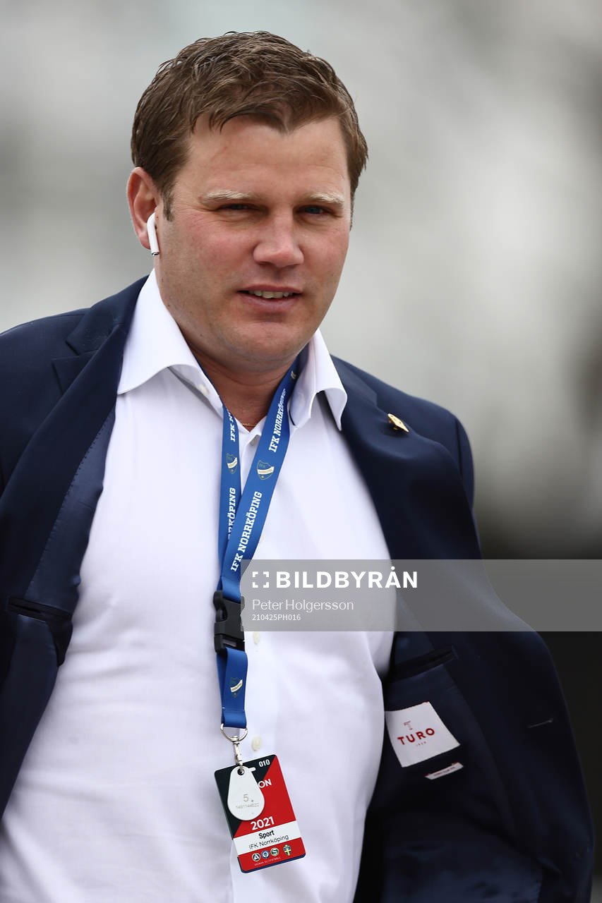 IFK Norrköpings sportchef Patrik Jönsson
